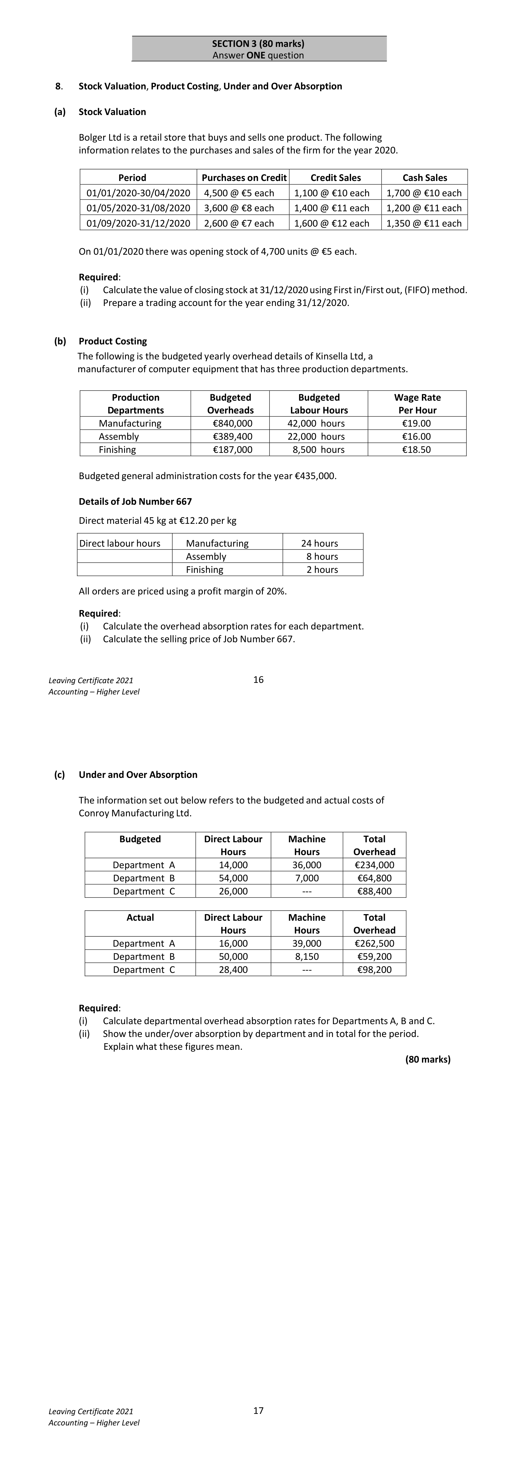 2021 Q9 question