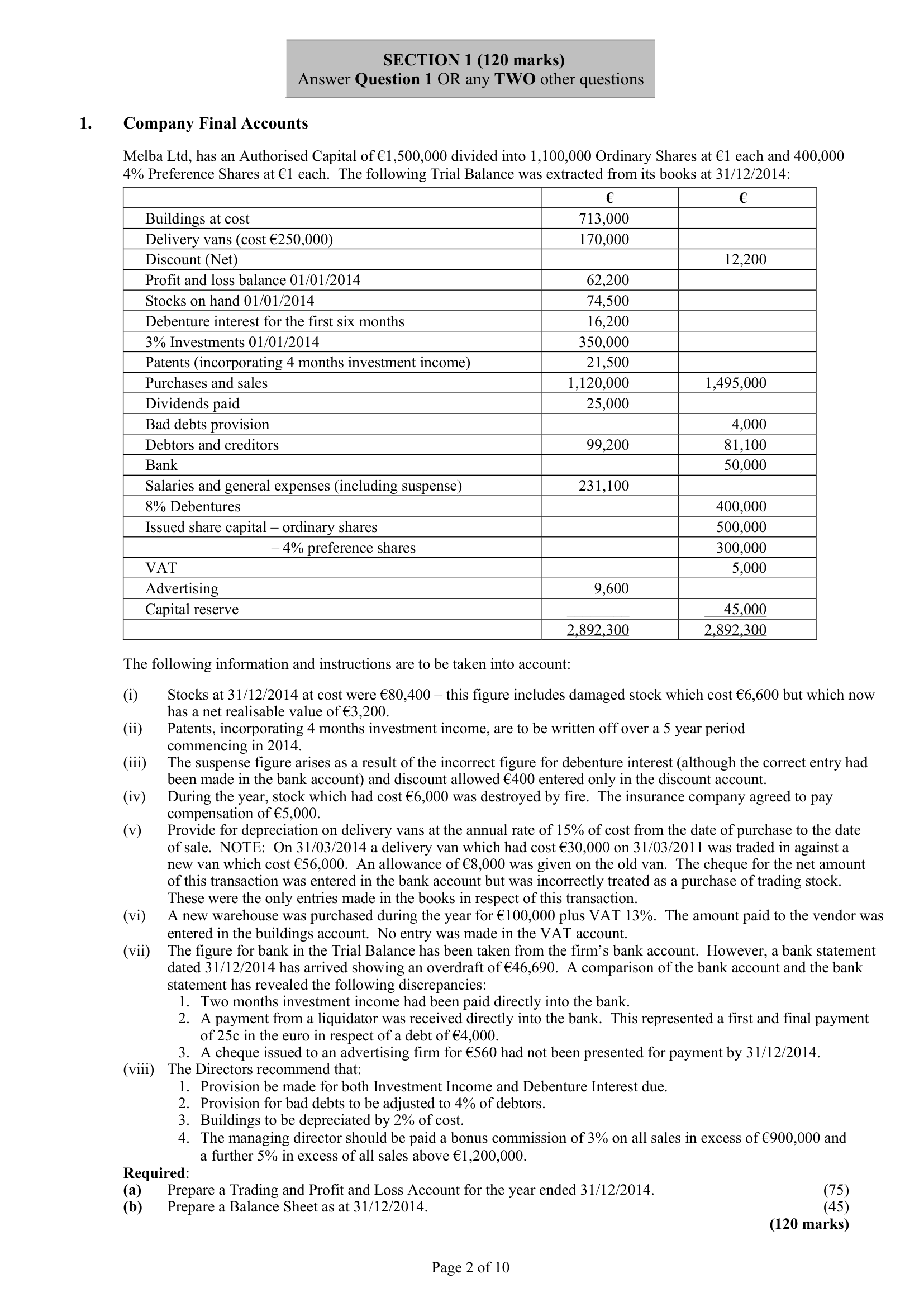2015 Q1 question