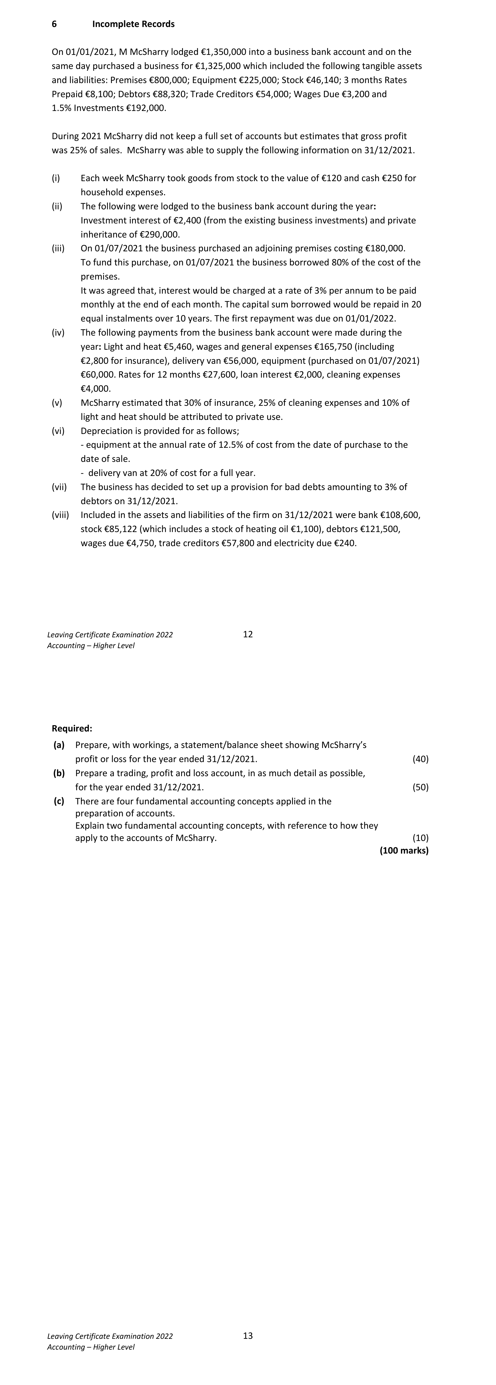 2022 Q6 question