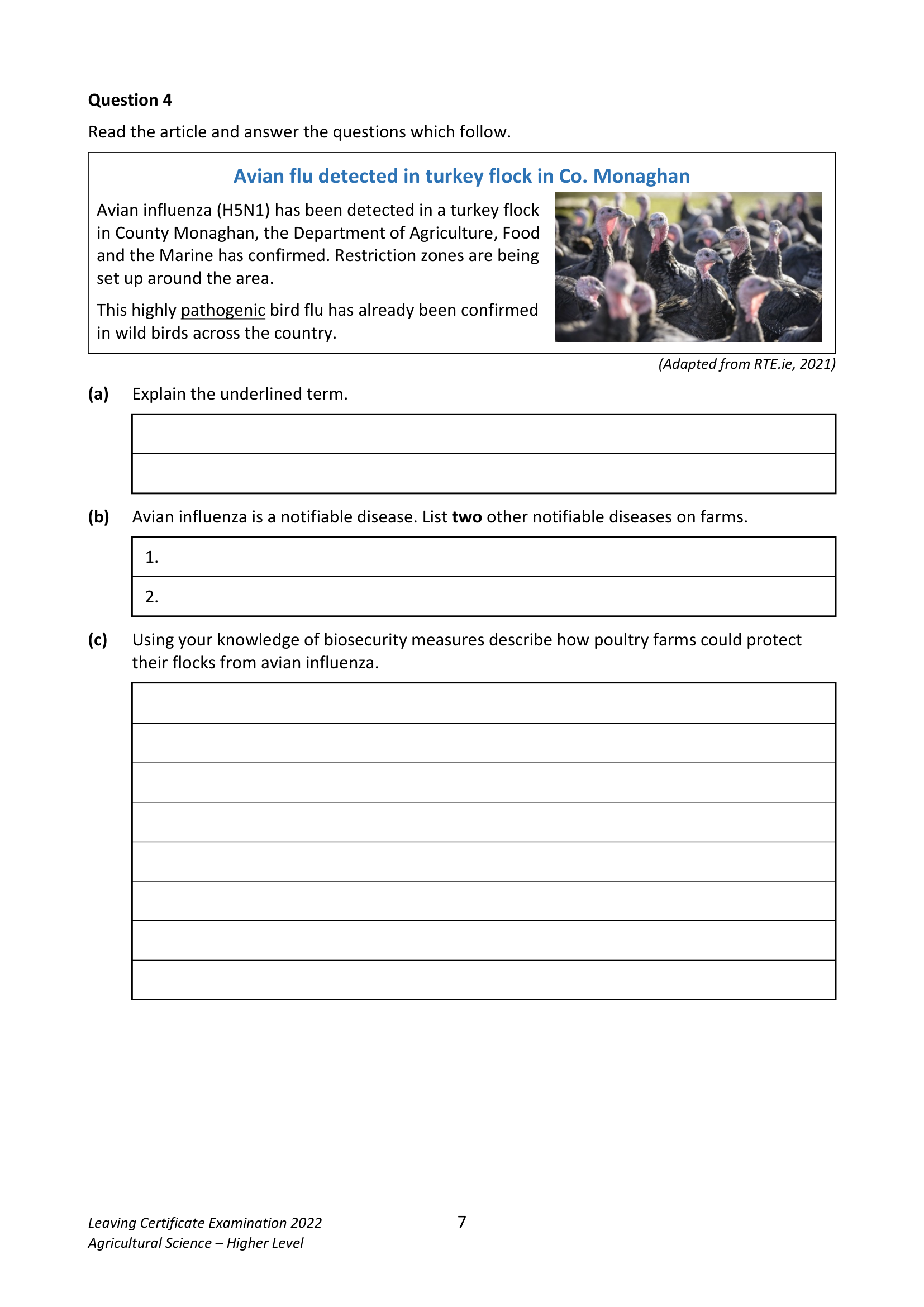2022 Q4 question