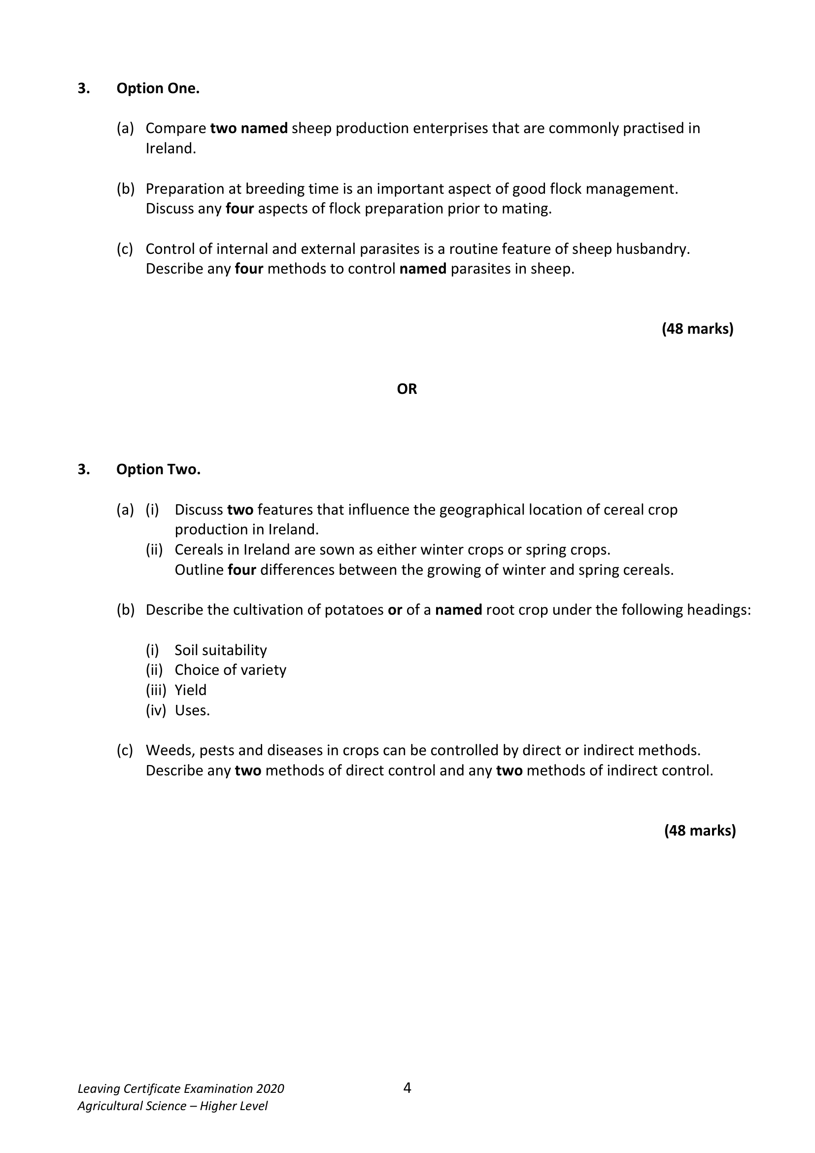 2020 Q3 question