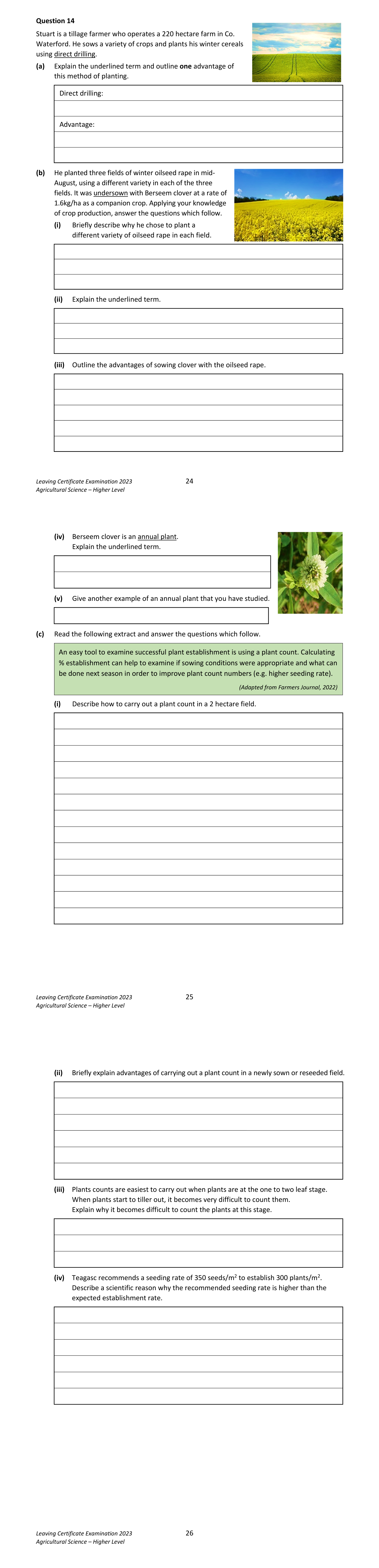 2023 Q14 question
