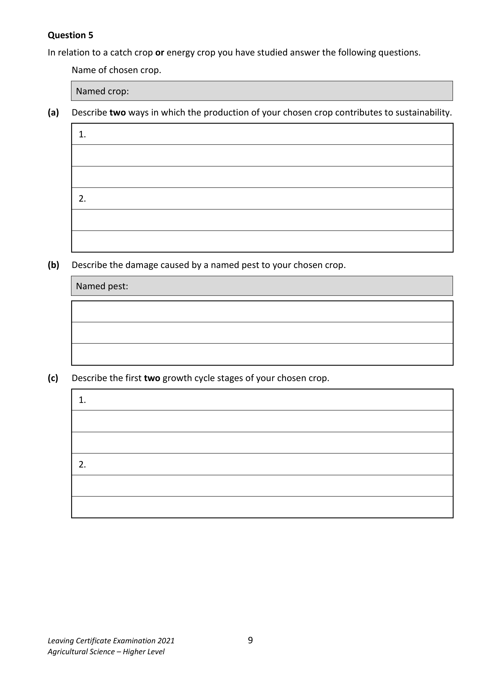 2021 Q5 question