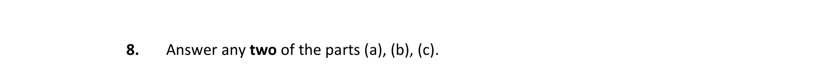2018 Q8 question