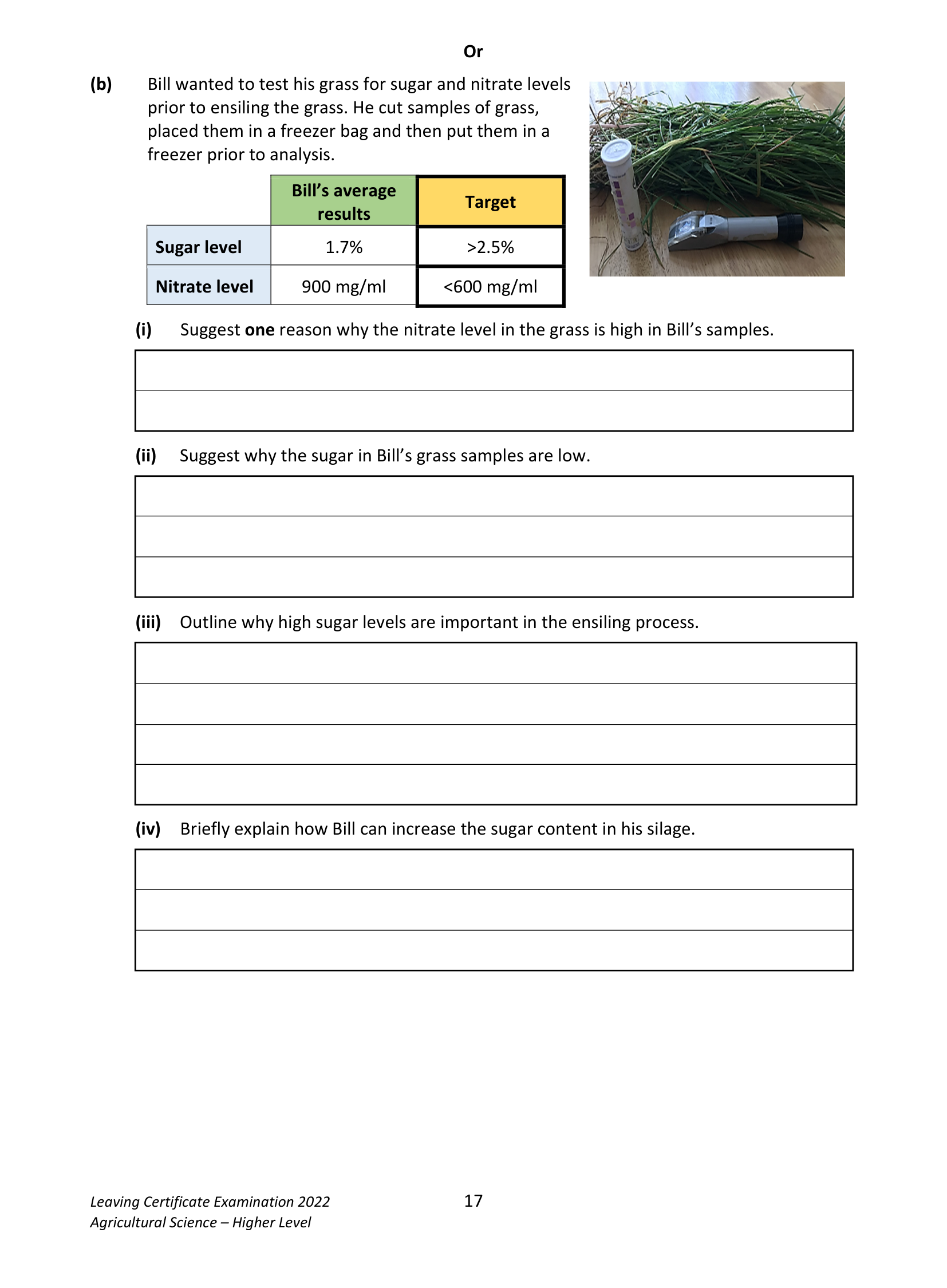 2022 Q12 question