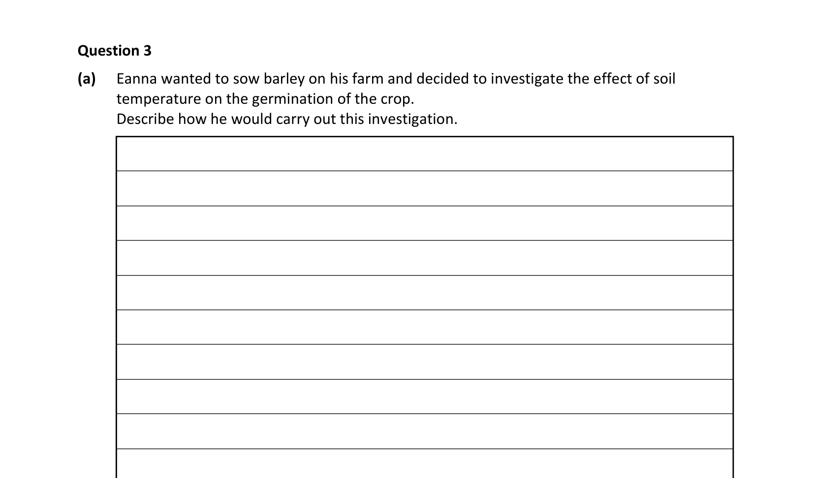 2022 Q3 question