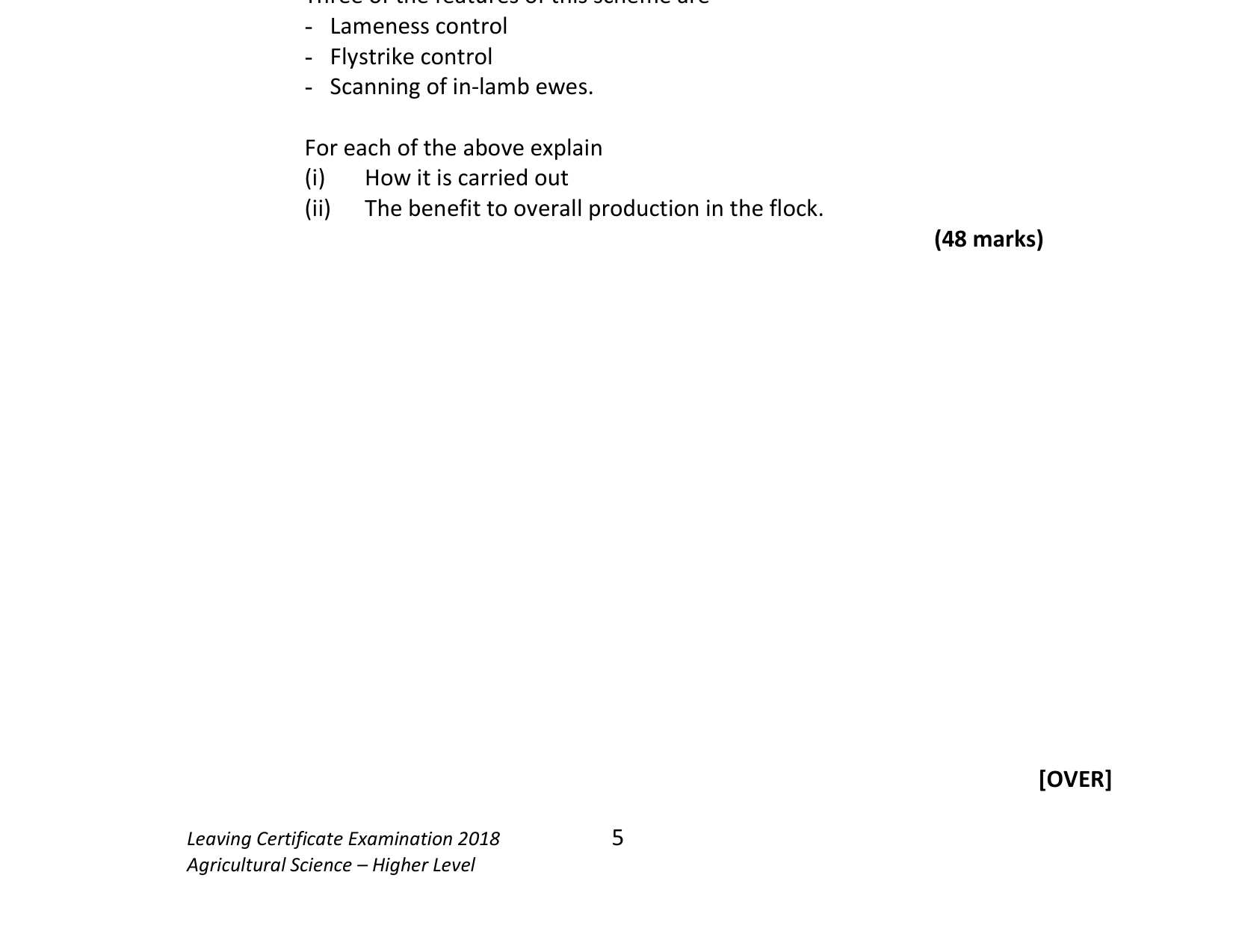 2018 Q5 question