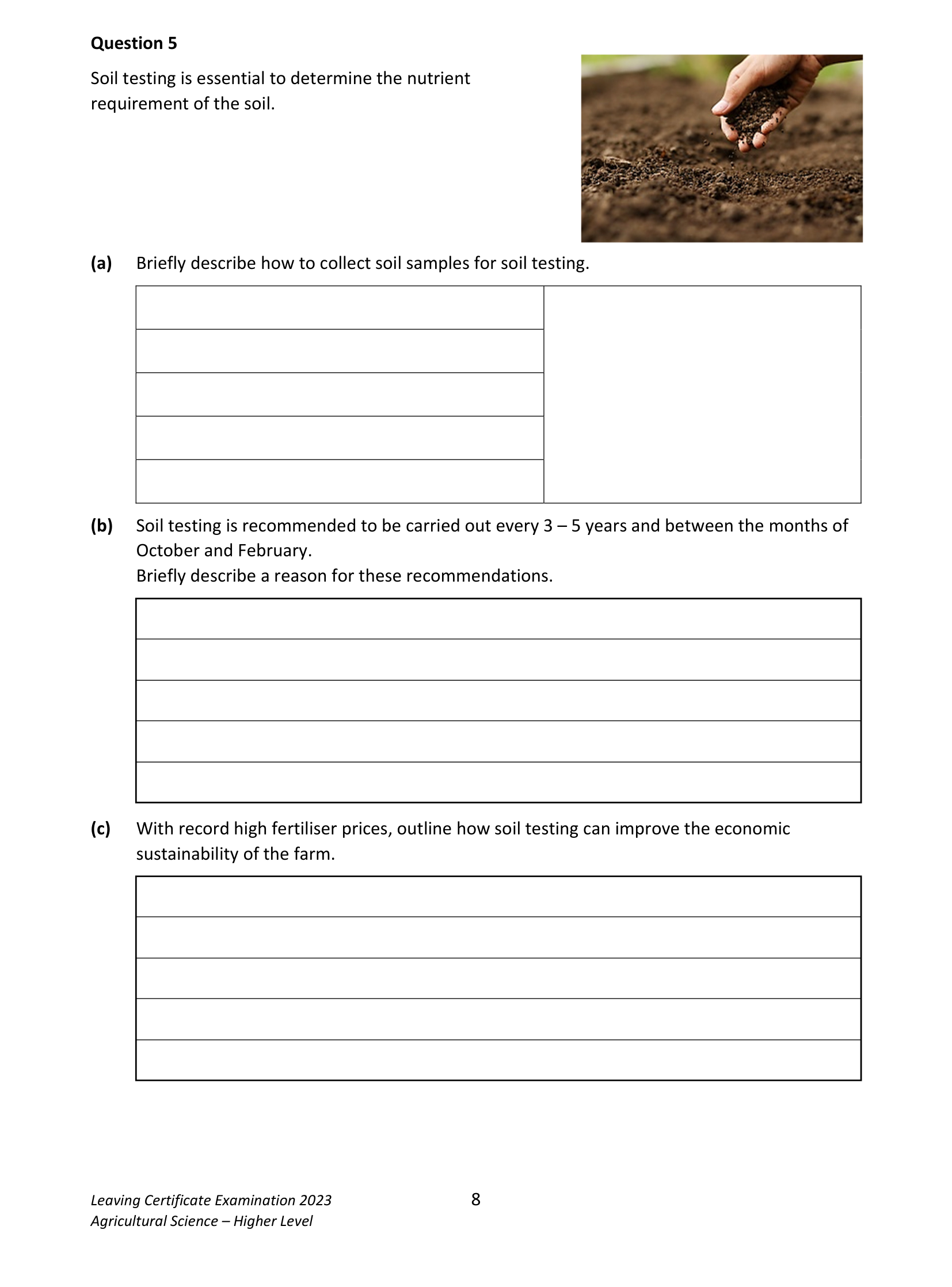2023 Q5 question