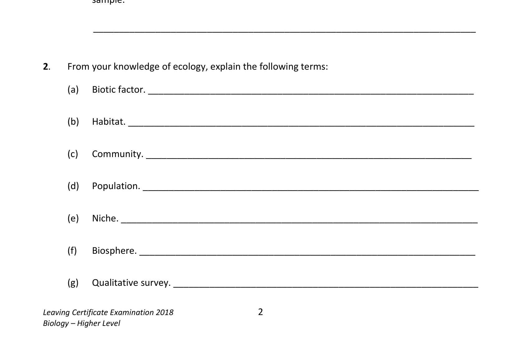 2018 Q2 question
