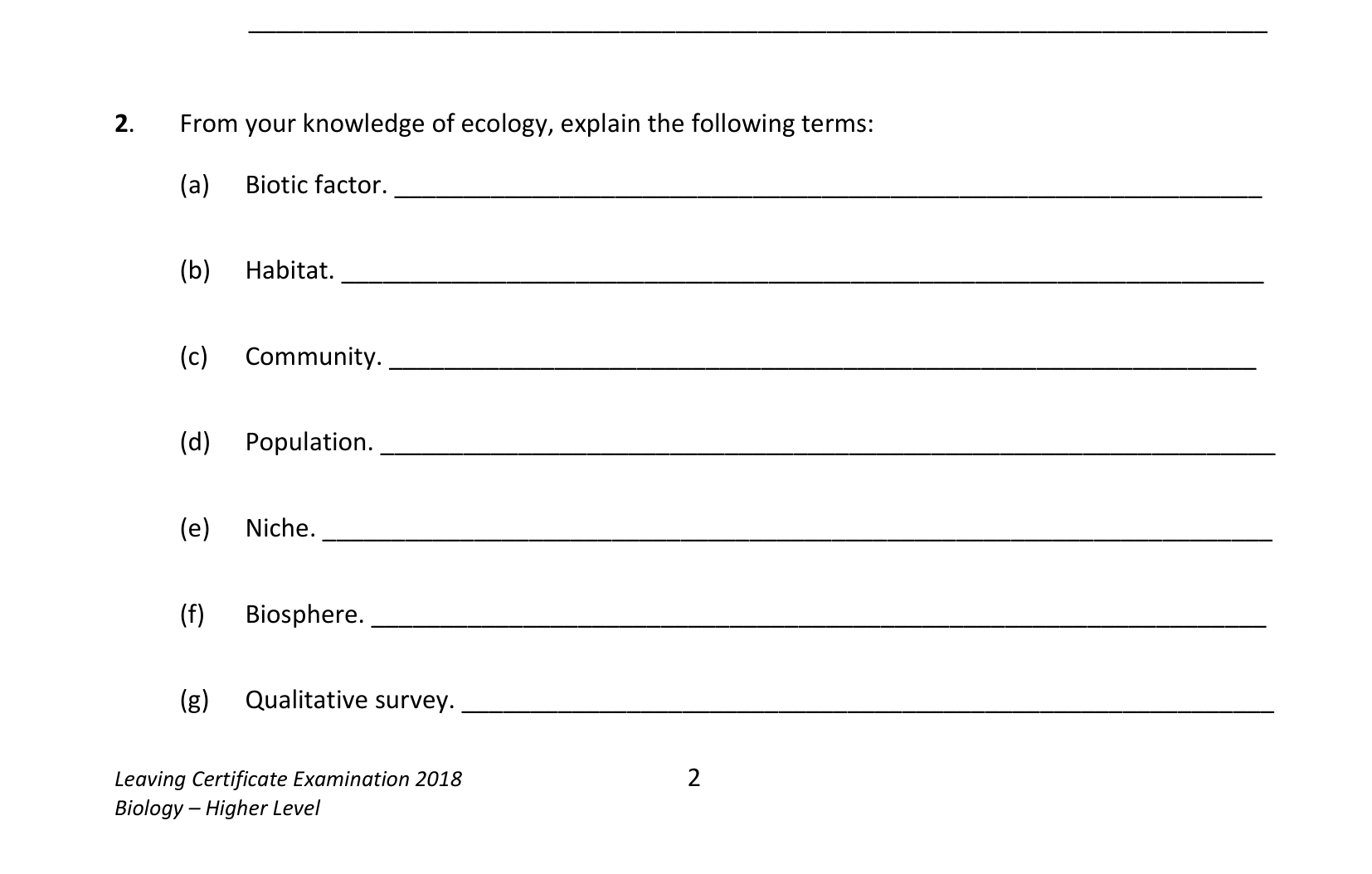 2018 Q2 question