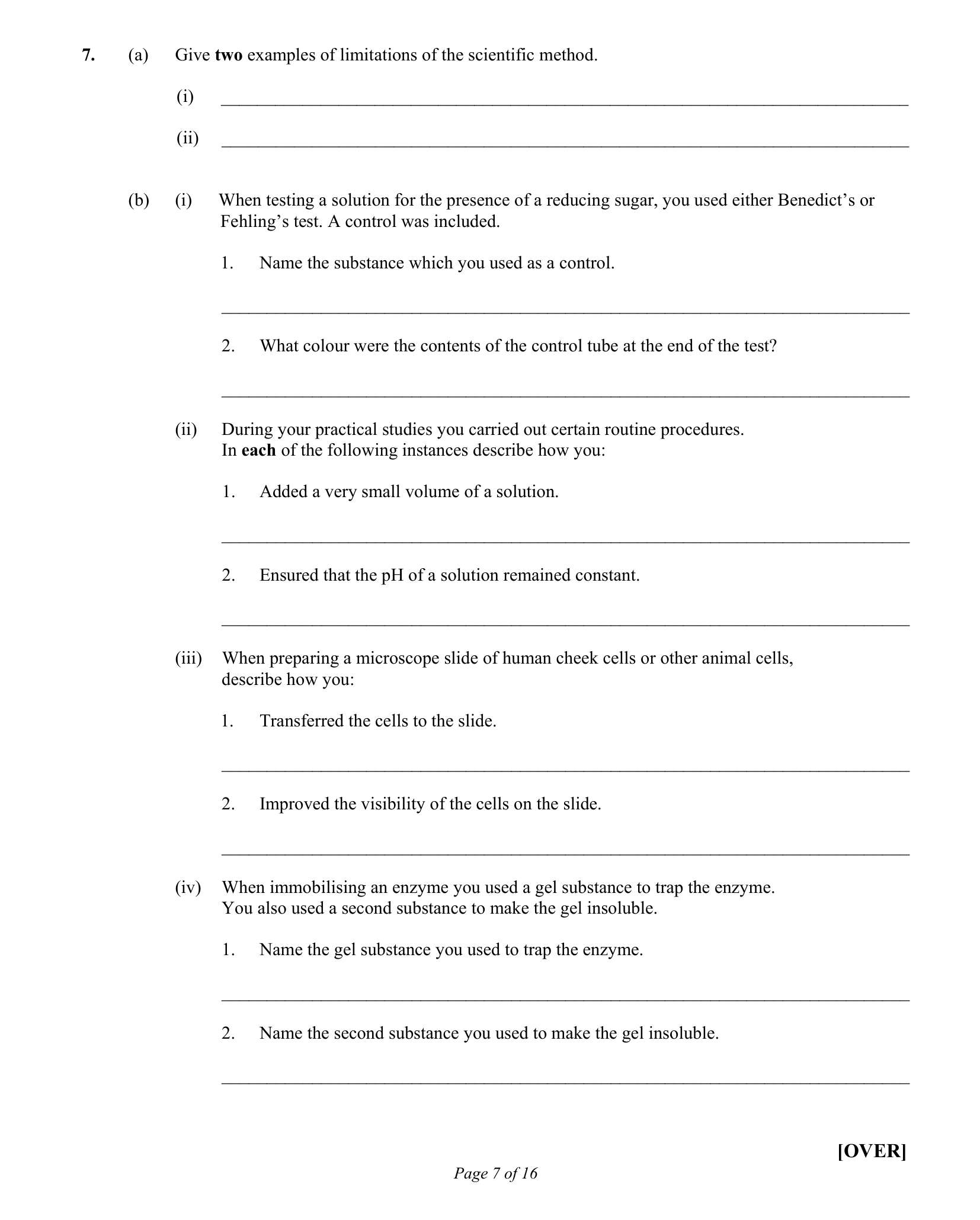 2016 Q7 question