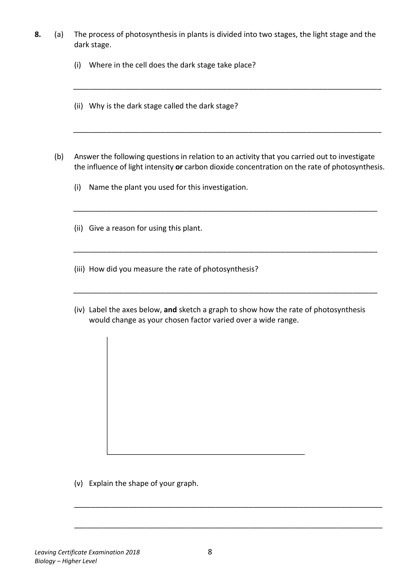 2018 Q8 question