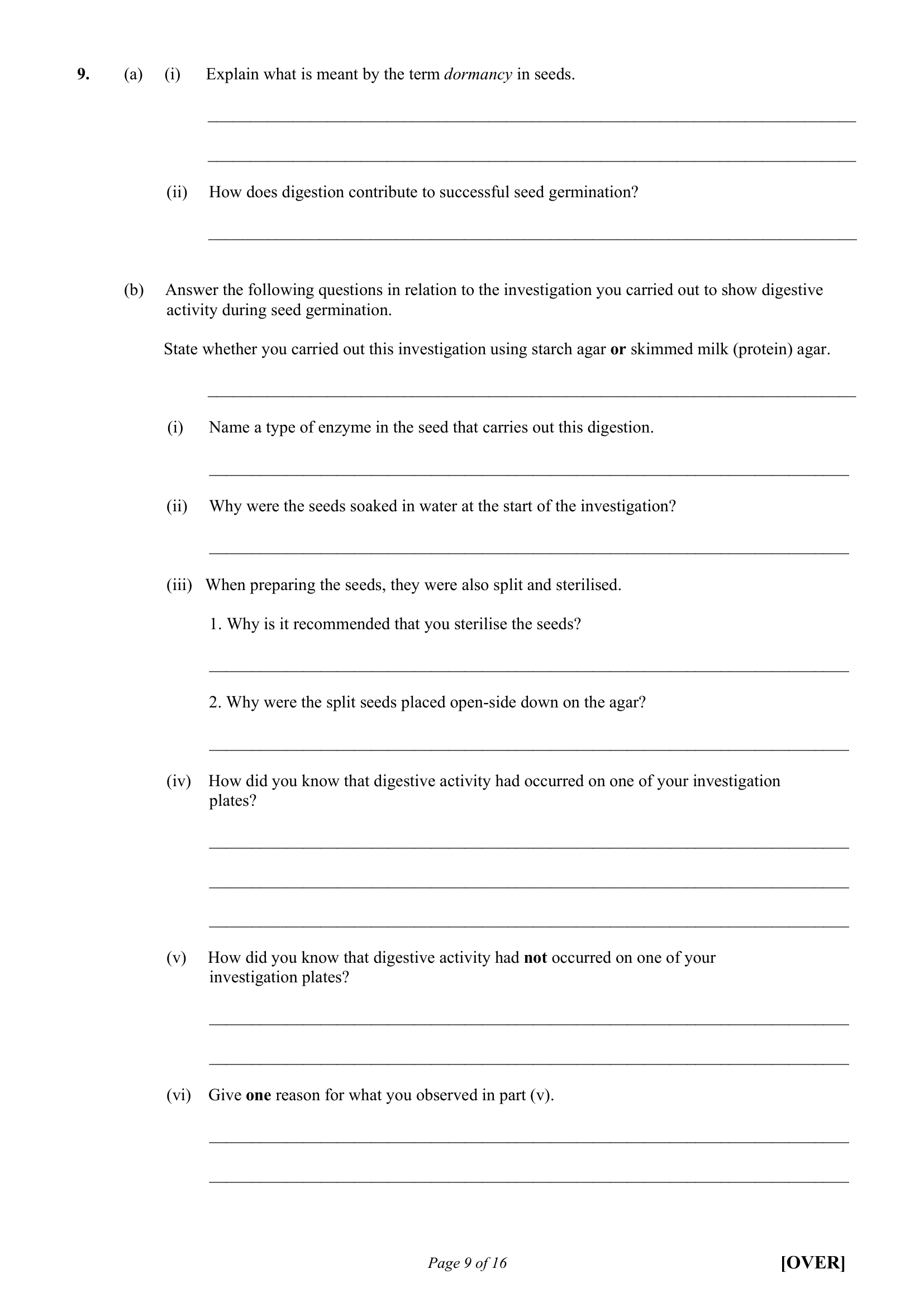 2016 Q9 question