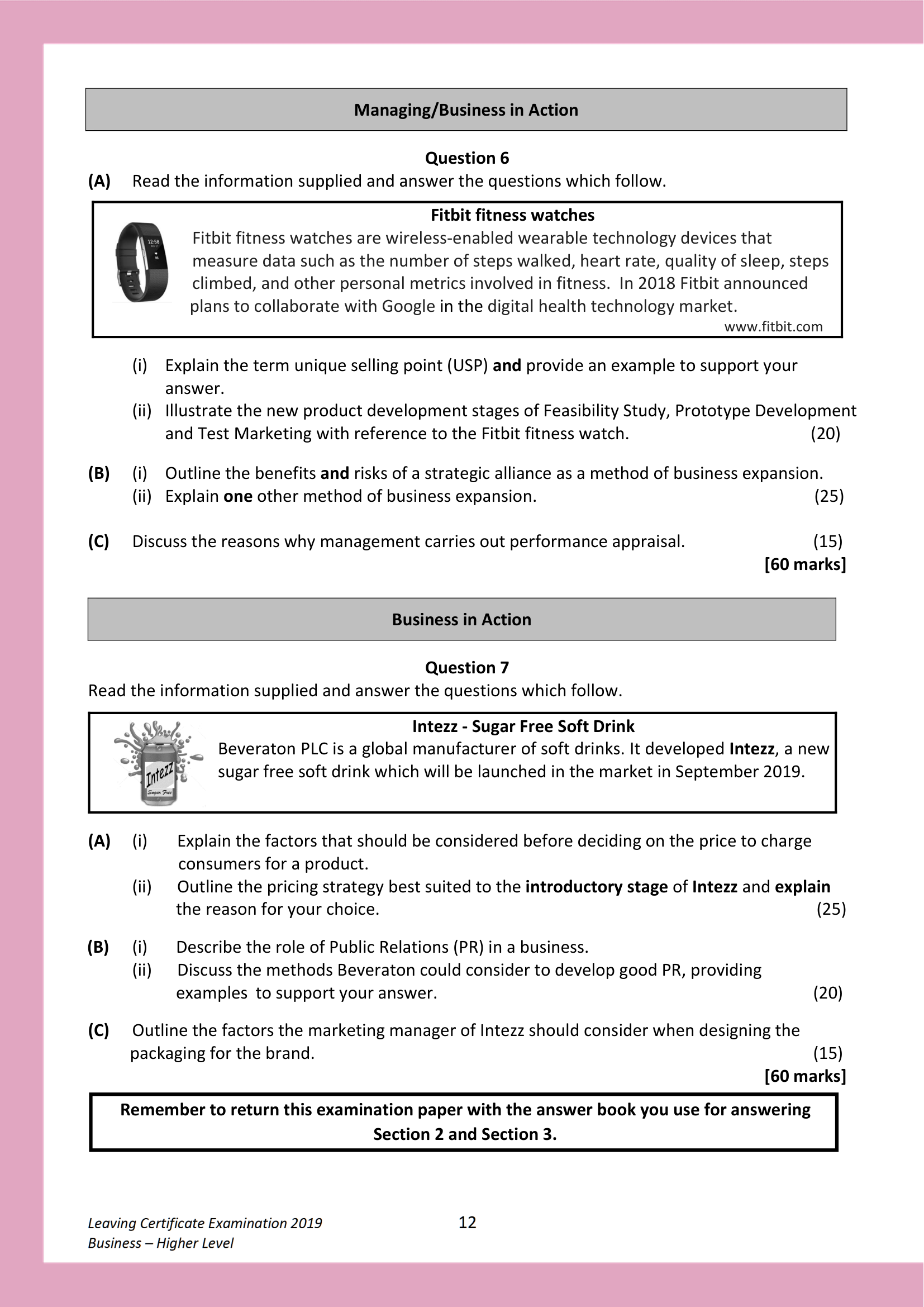 2019 Q18 question