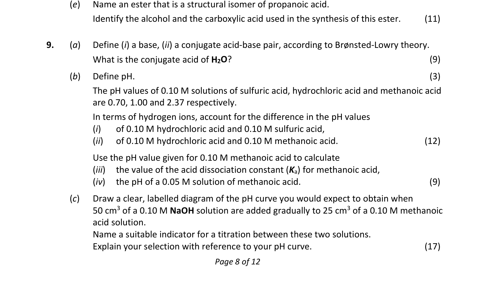 2017 Q9 question