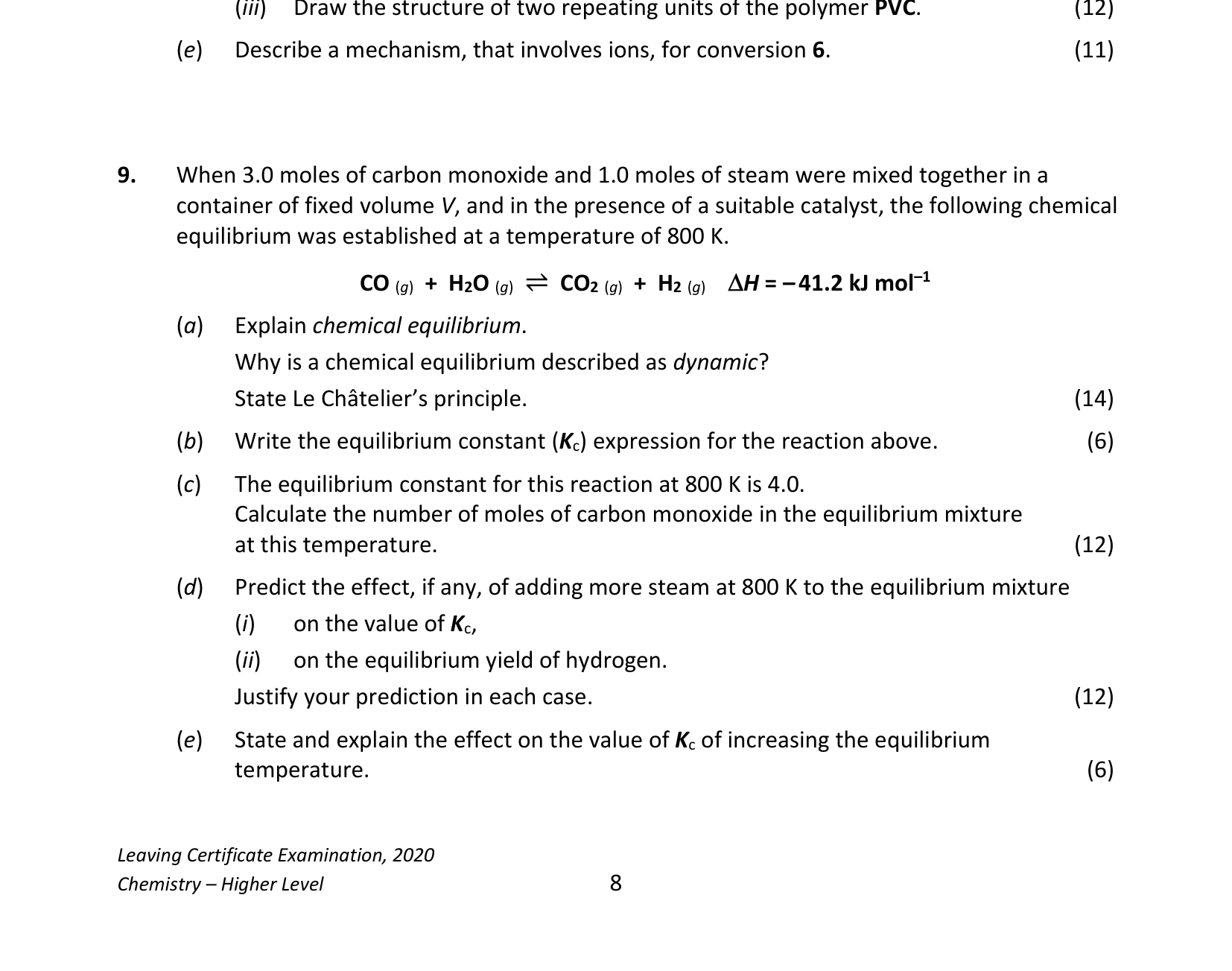 2020 Q9 question
