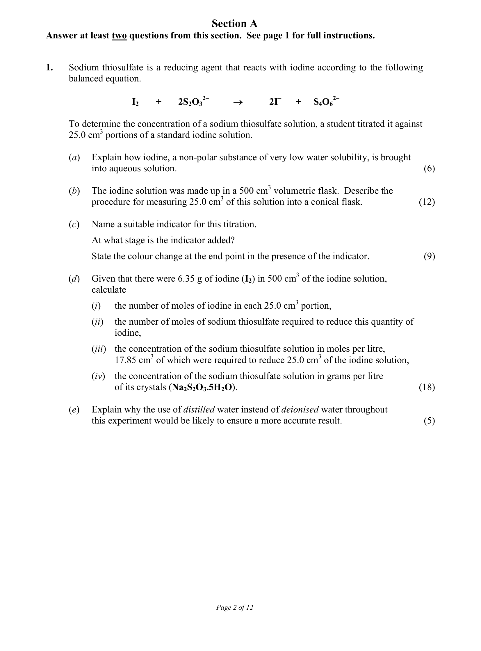 2015 Q1 question