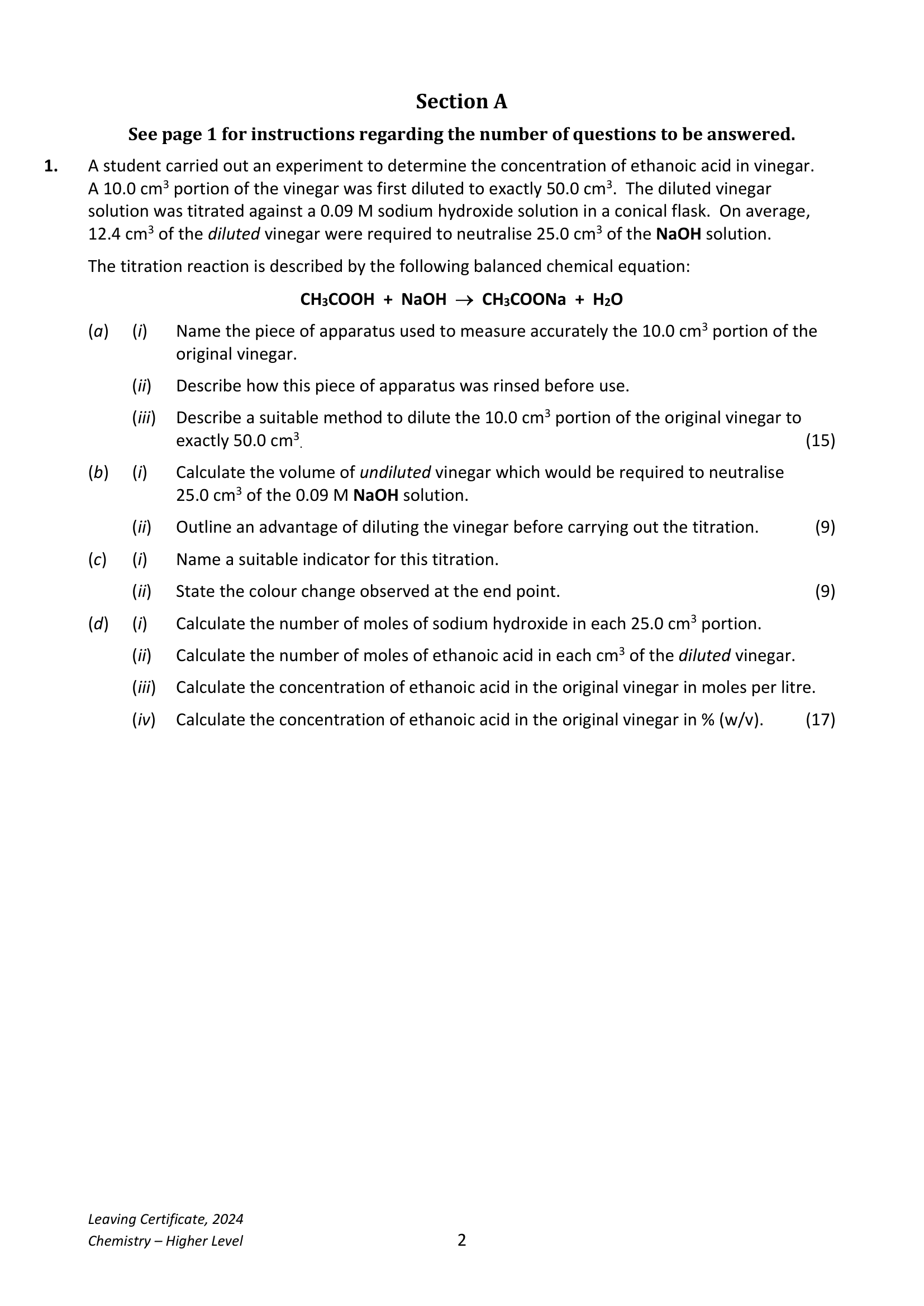 2024 Q1 question