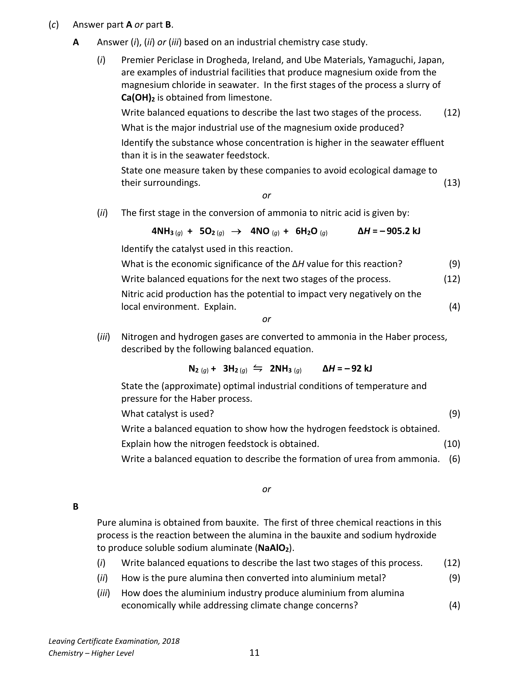2018 Q11 question