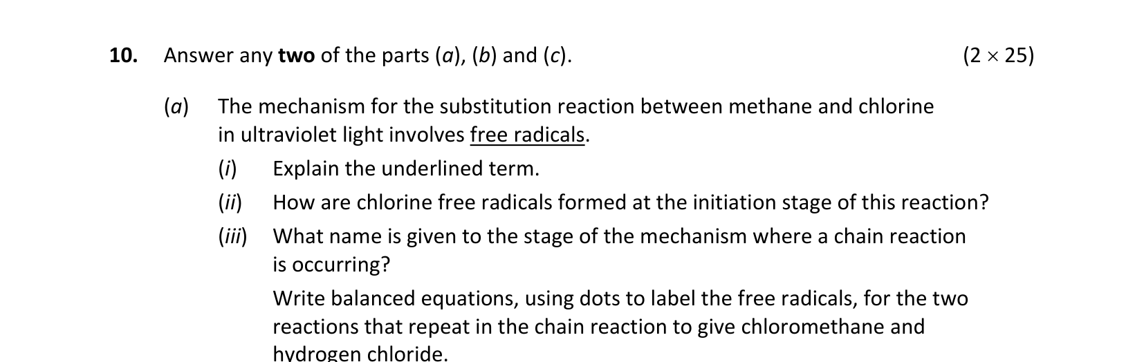 2019 Q10 question