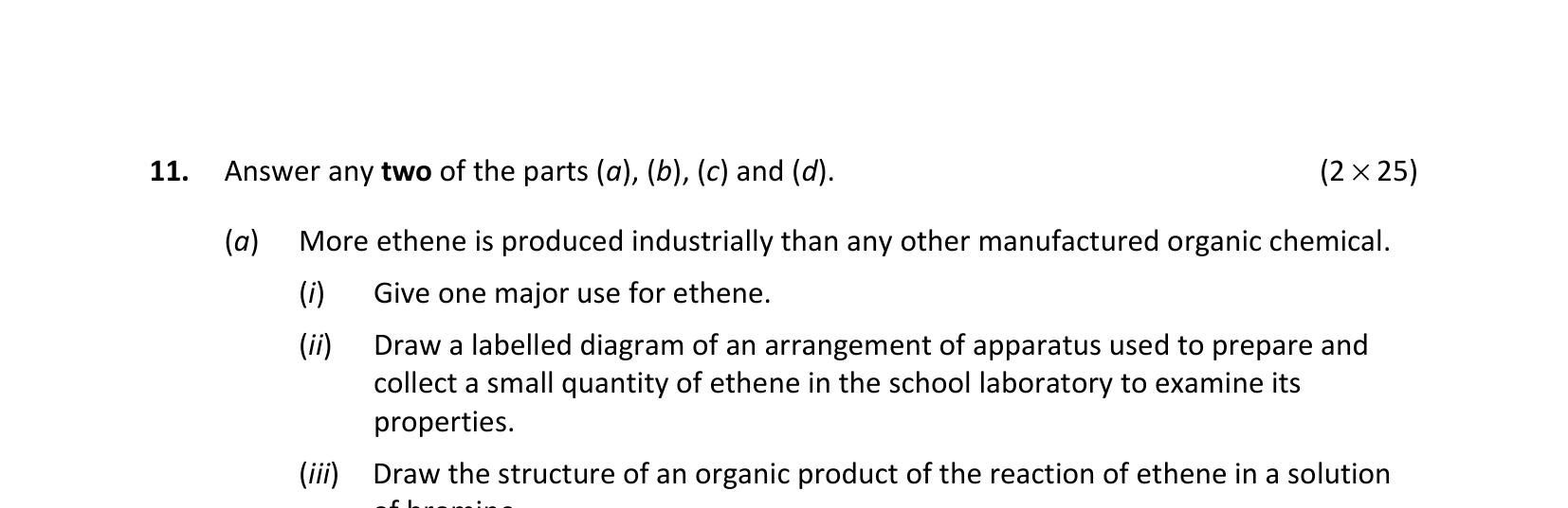 2021 Q11 question