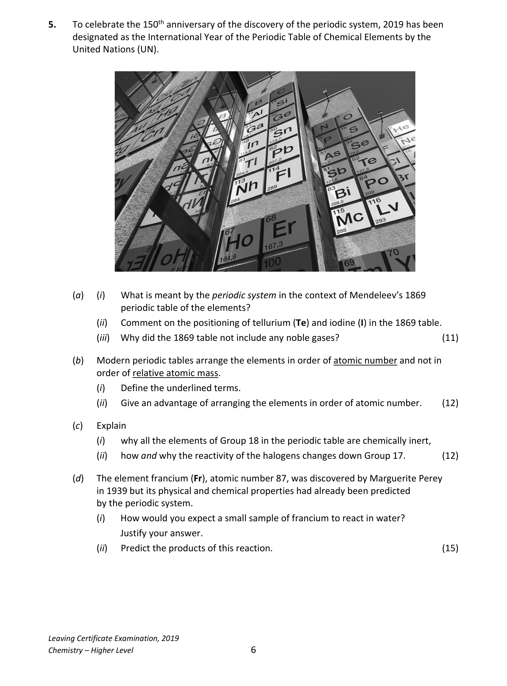 2019 Q5 question