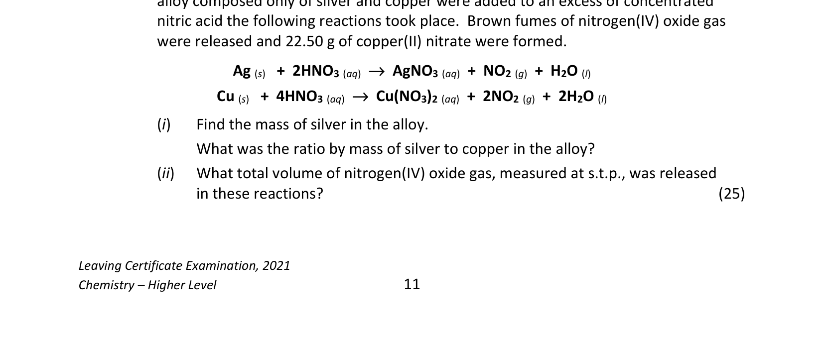 2021 Q10 question