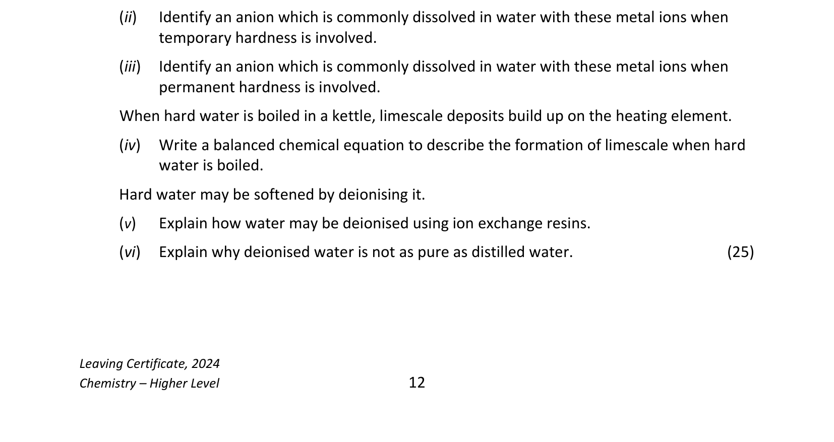 2024 Q11 question