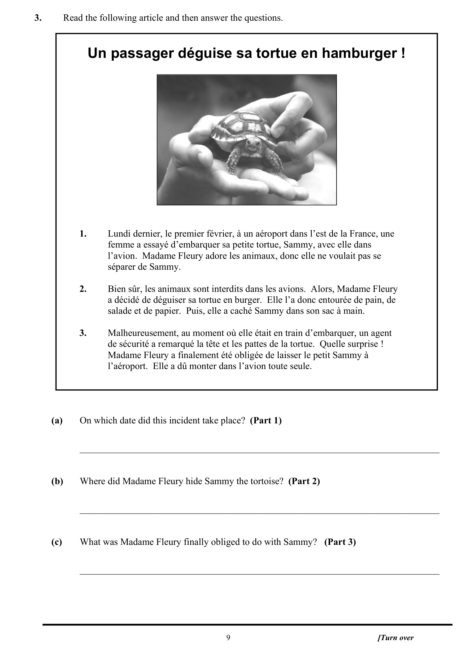 2015 Q3 question