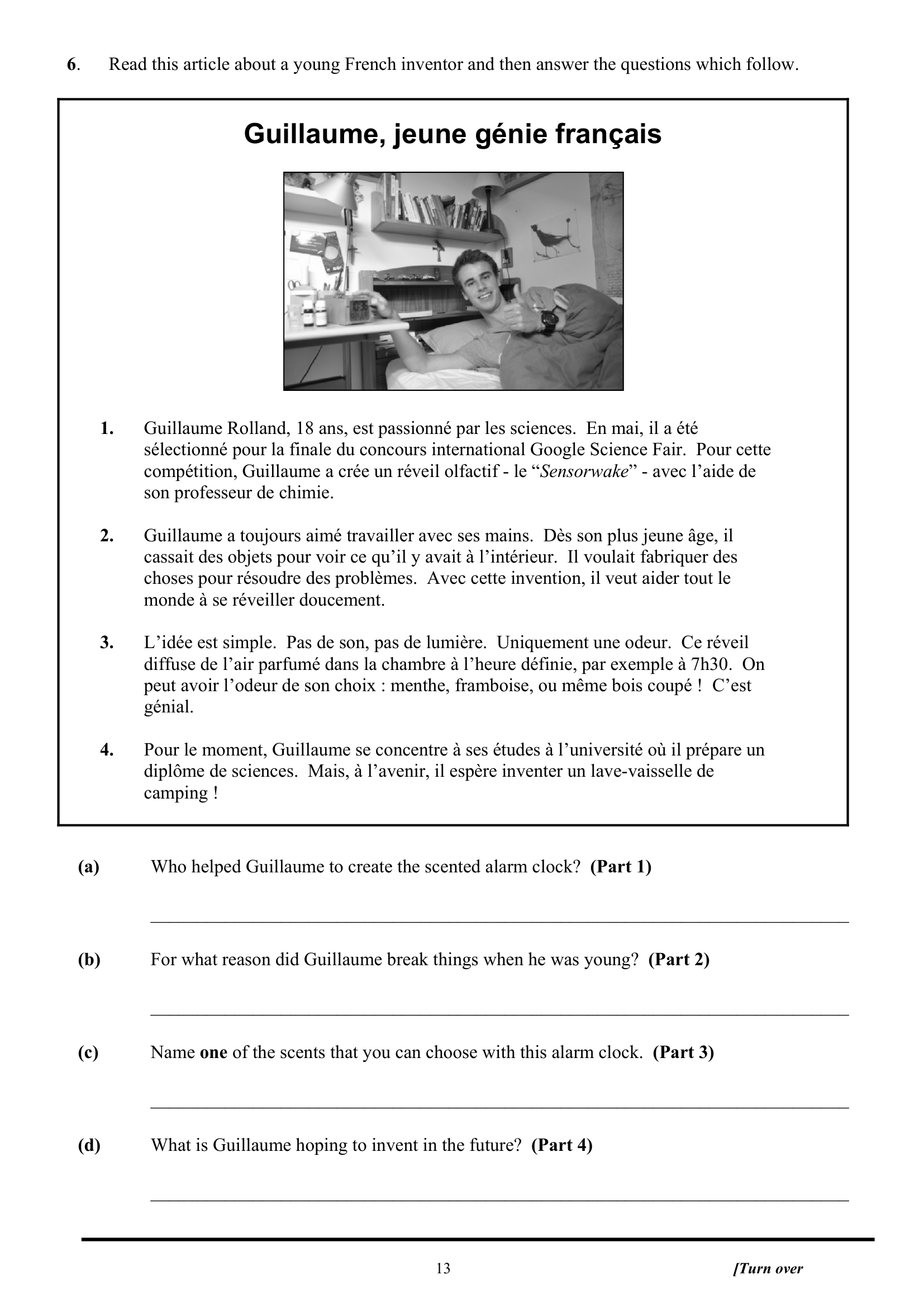 2015 Q6 question