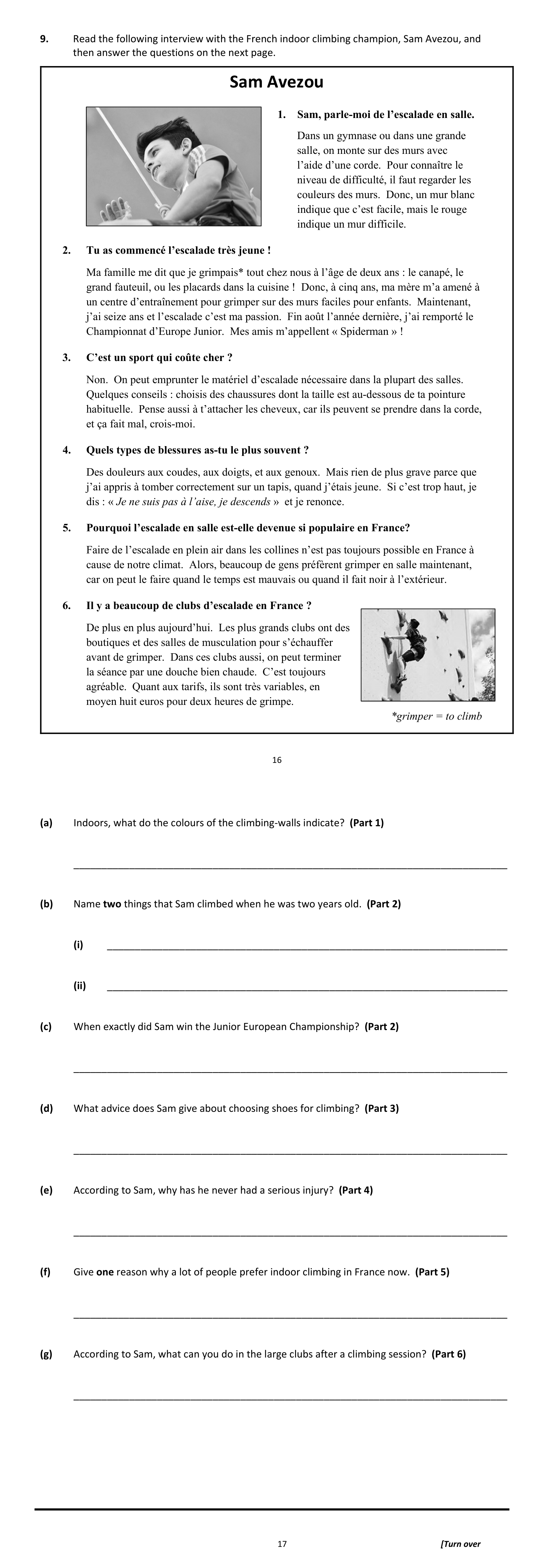 2017 Q9 question