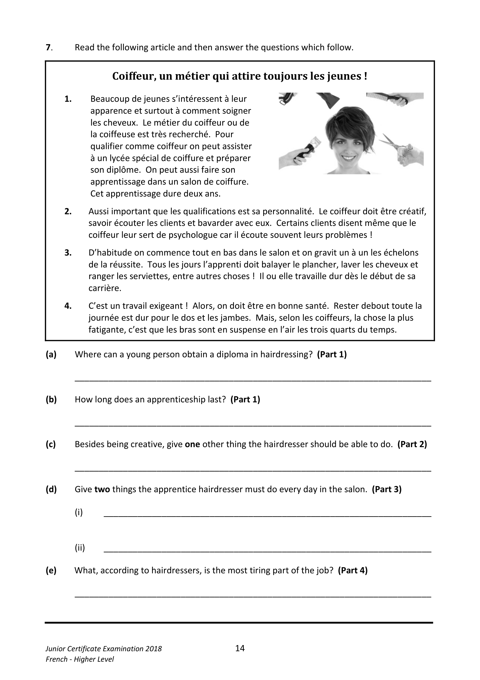 2018 Q7 question