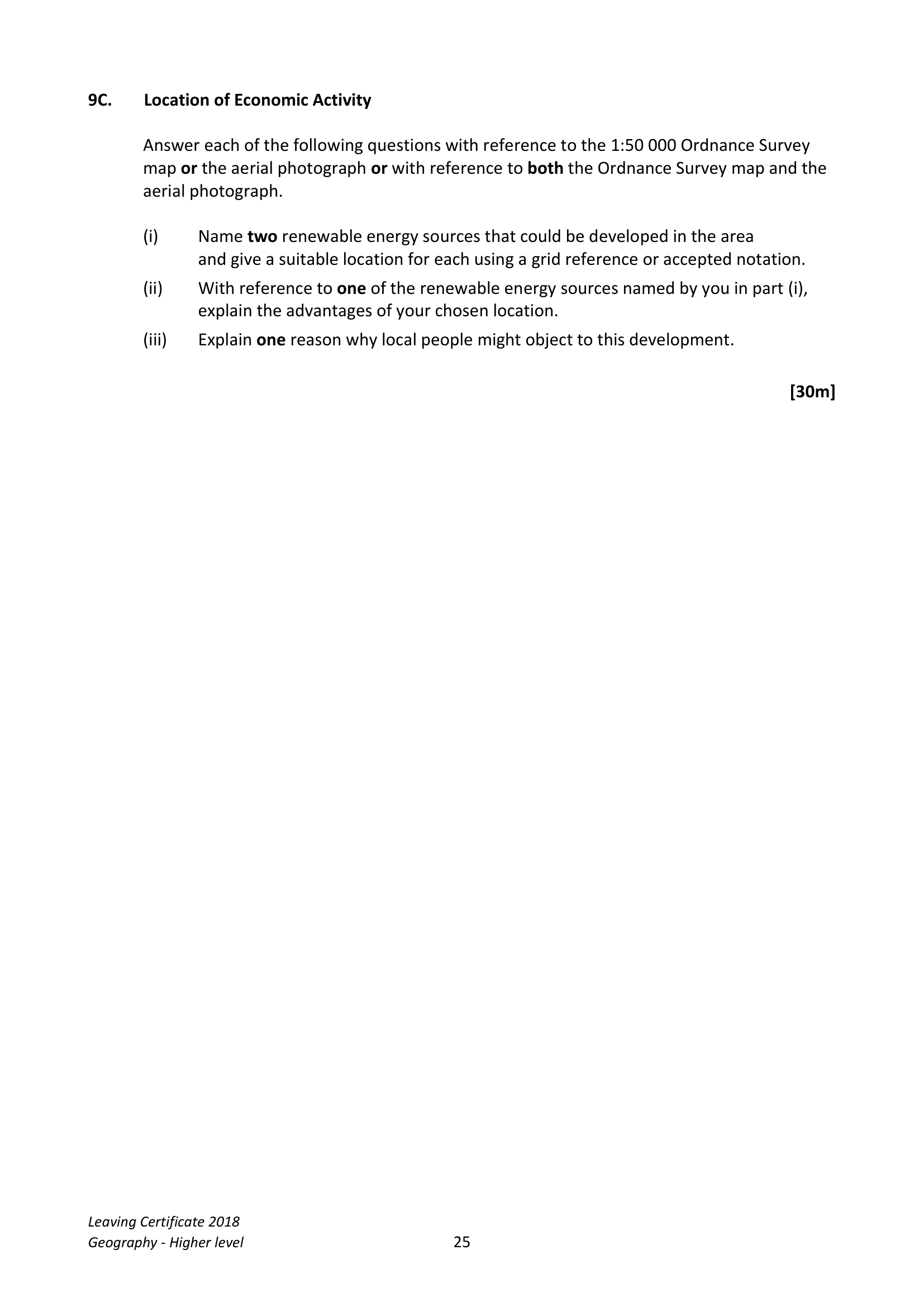 2018 Q9 question