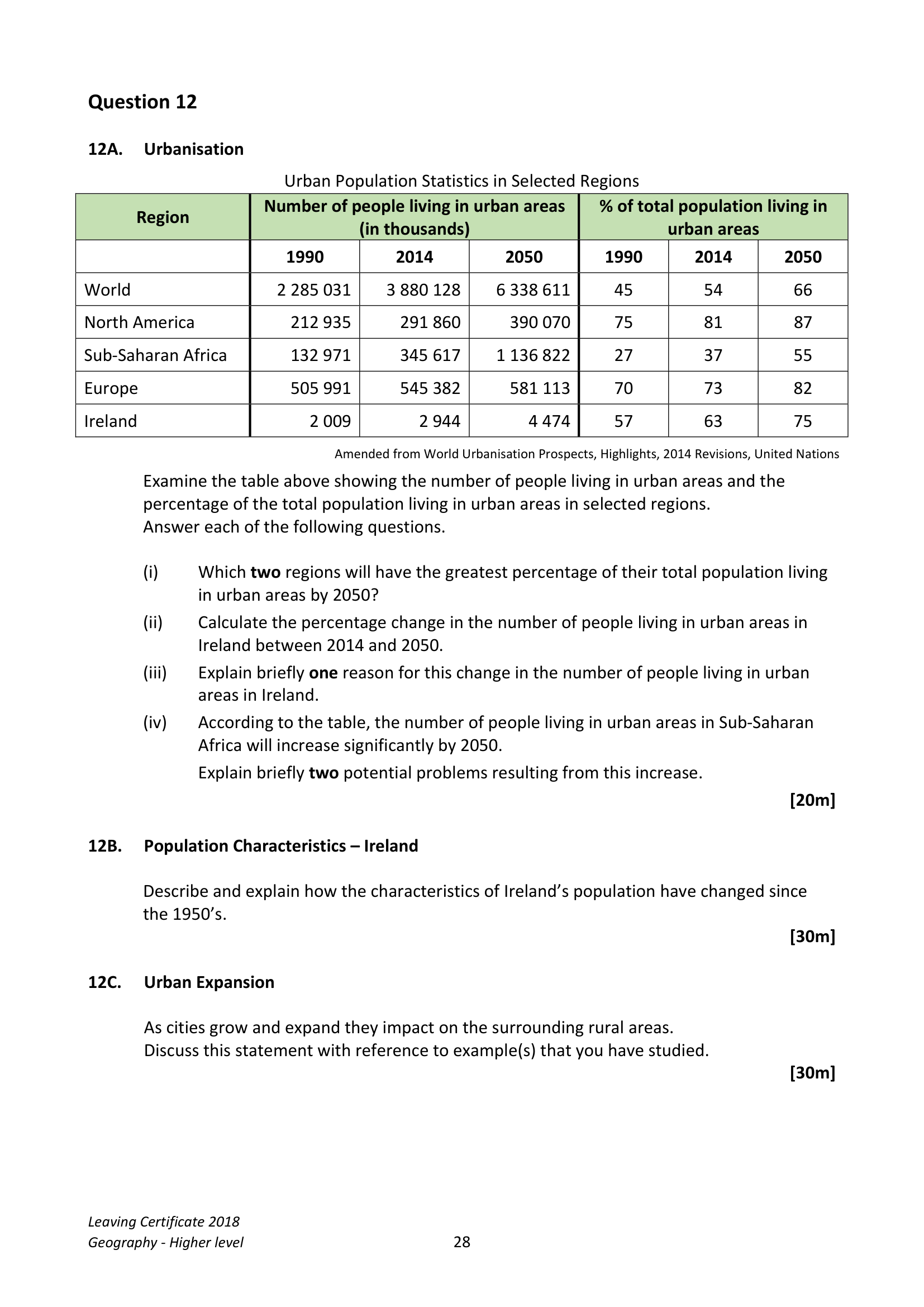 2018 Q12 question