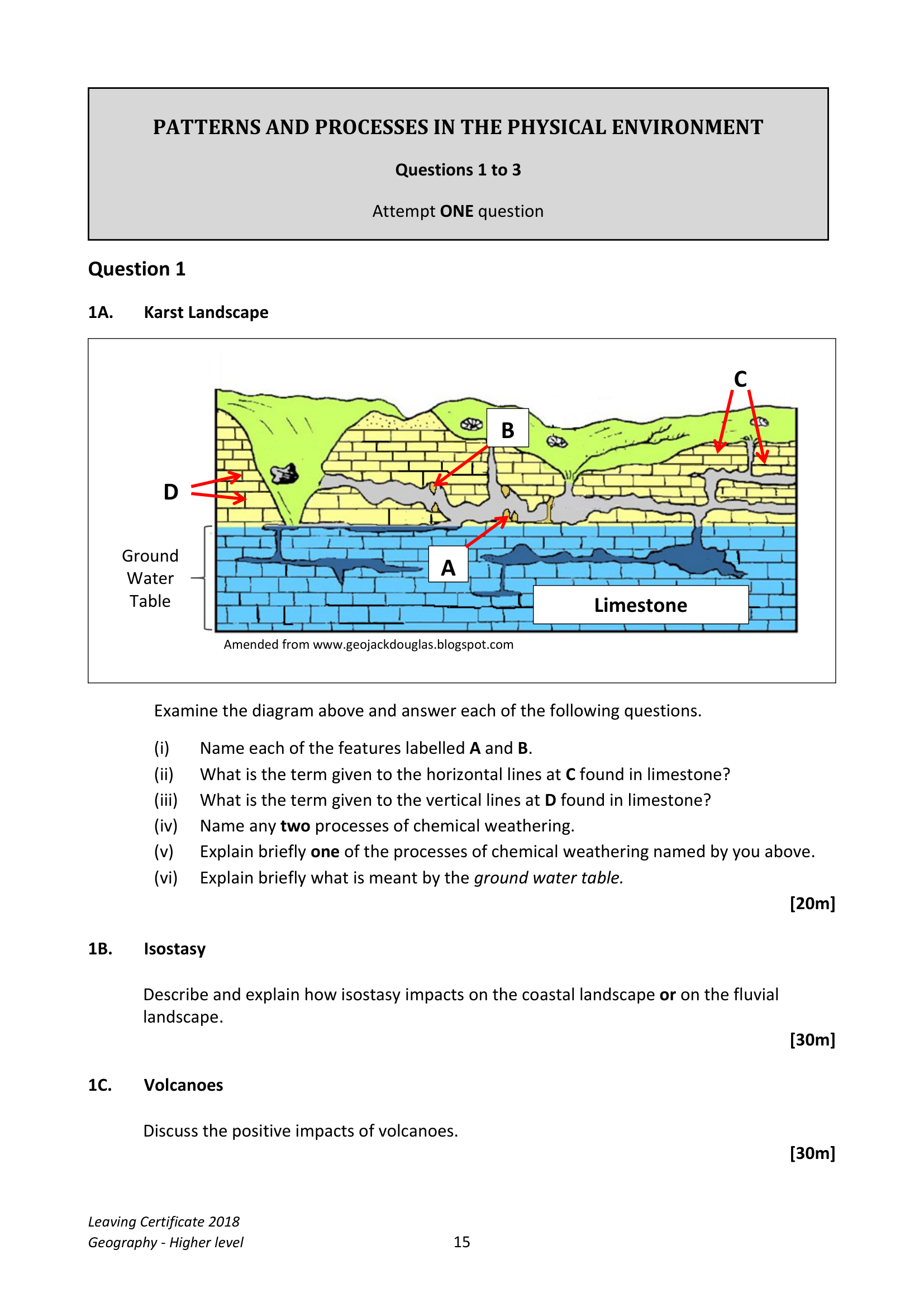 2018 Q1 question