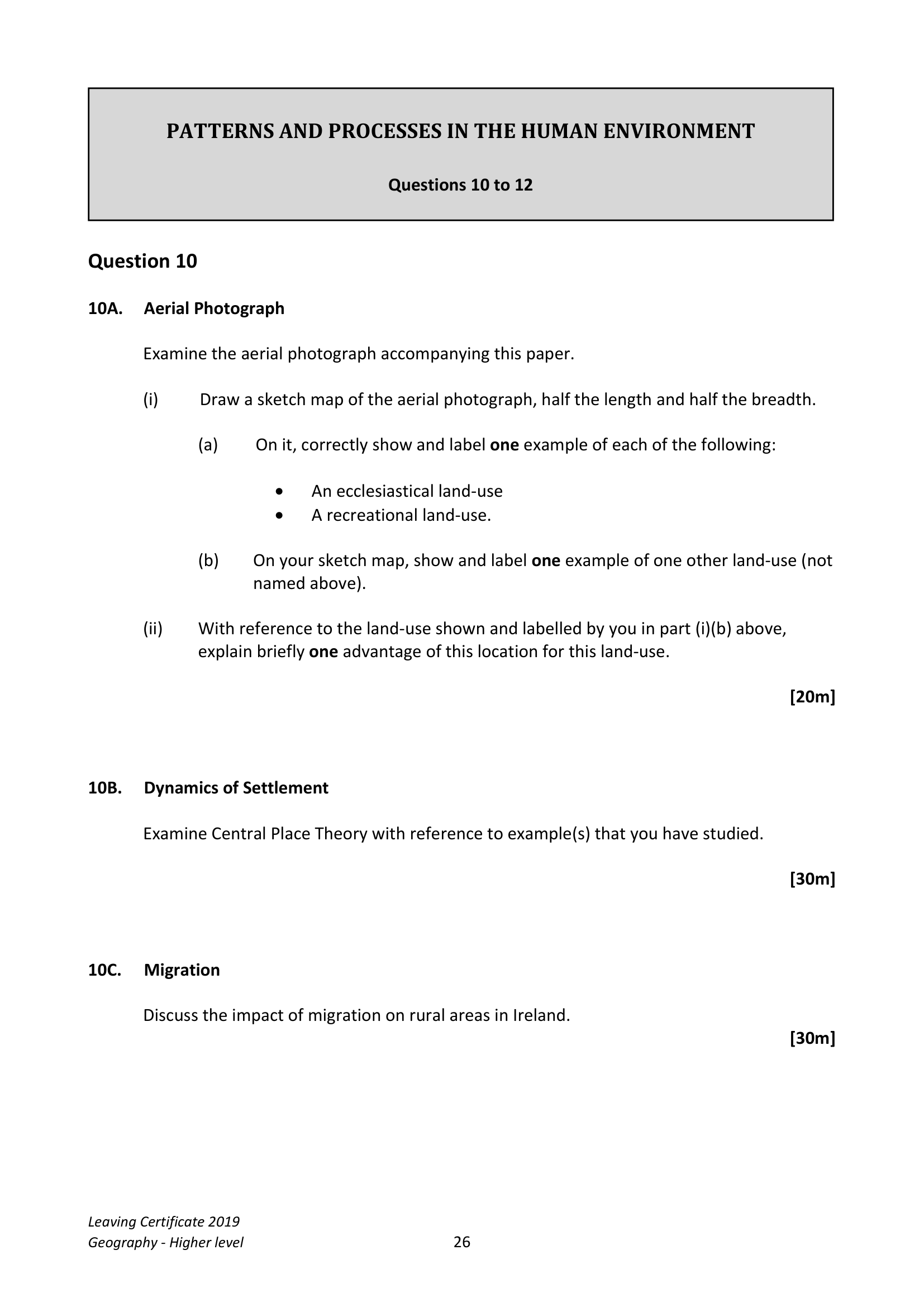 2019 Q10 question