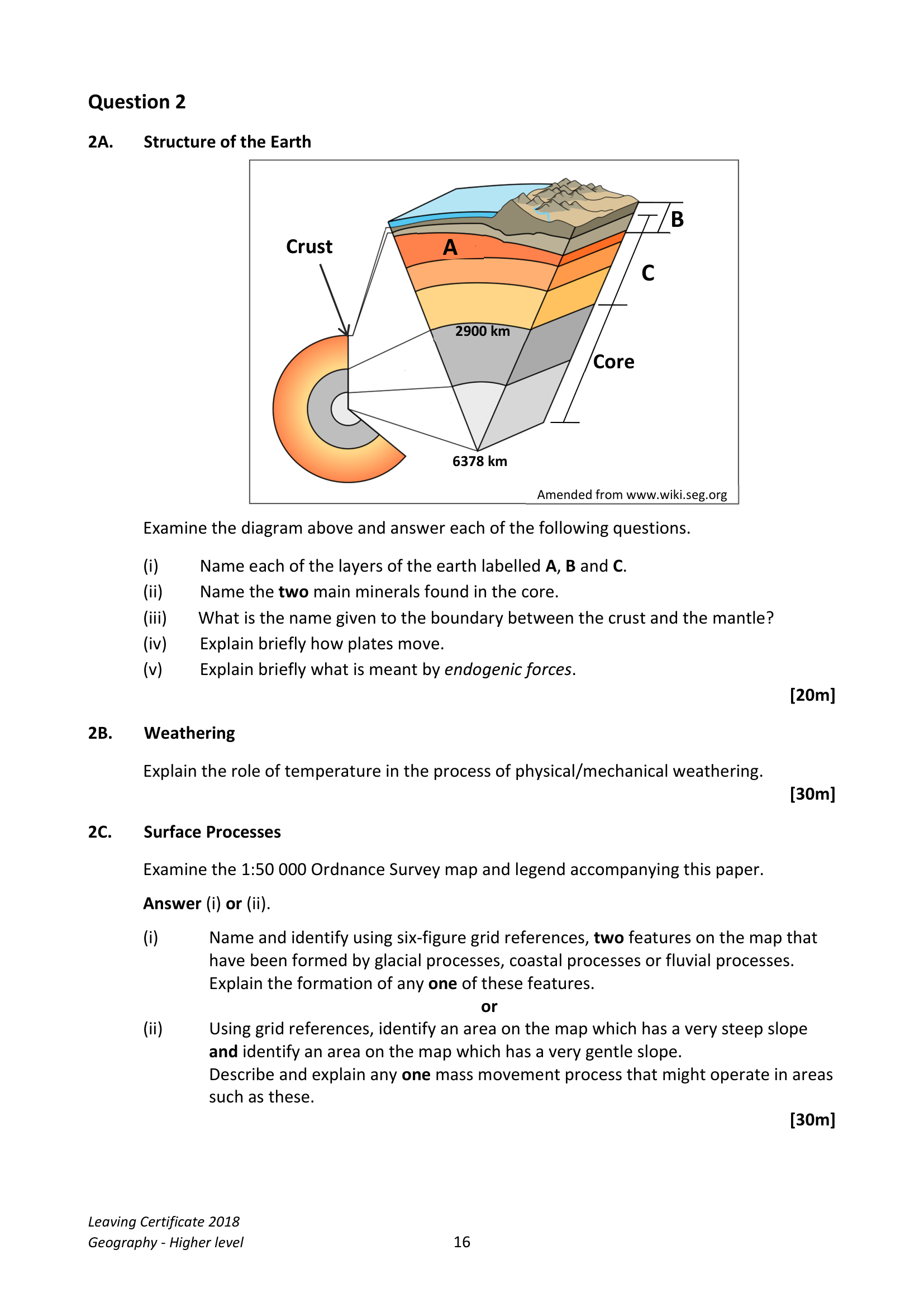 2018 Q2 question