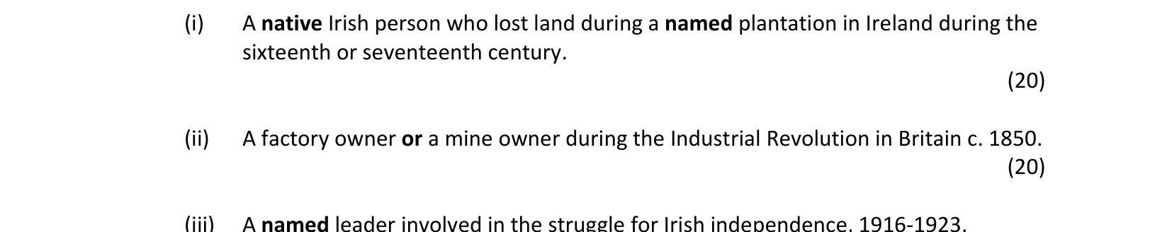 2019 Q4 question