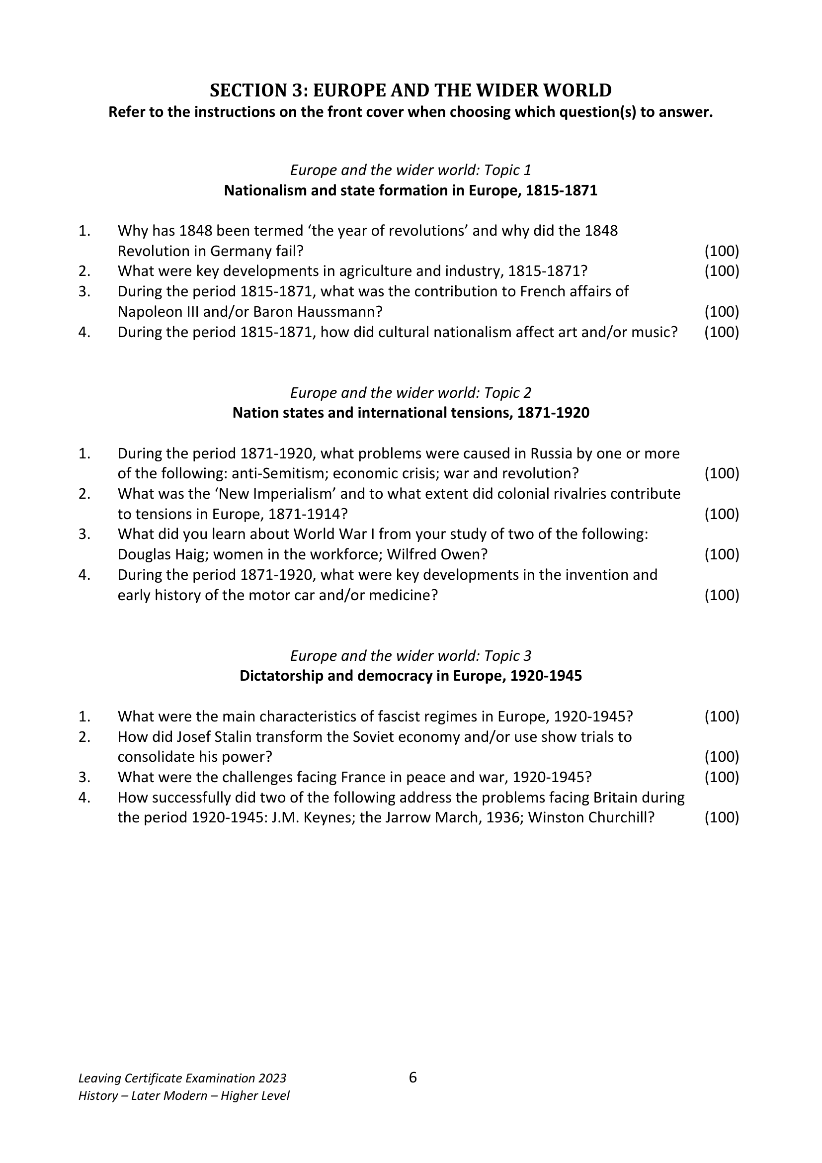 2023 Q29 question