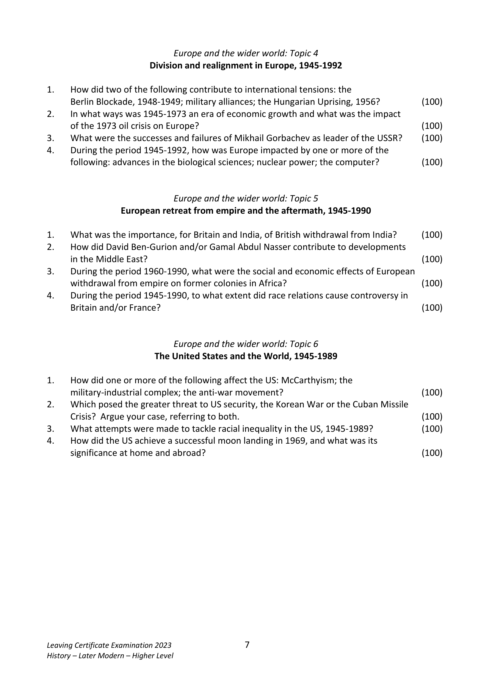 2023 Q40 question