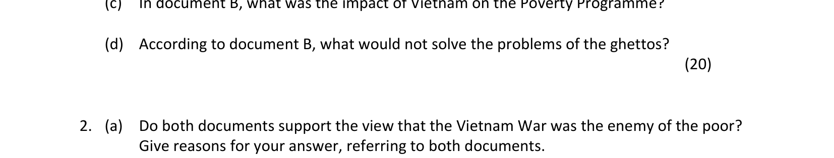 2020 Q2 question