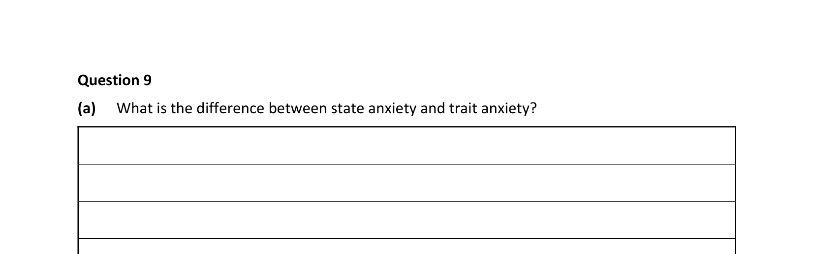 2021 Q9 question