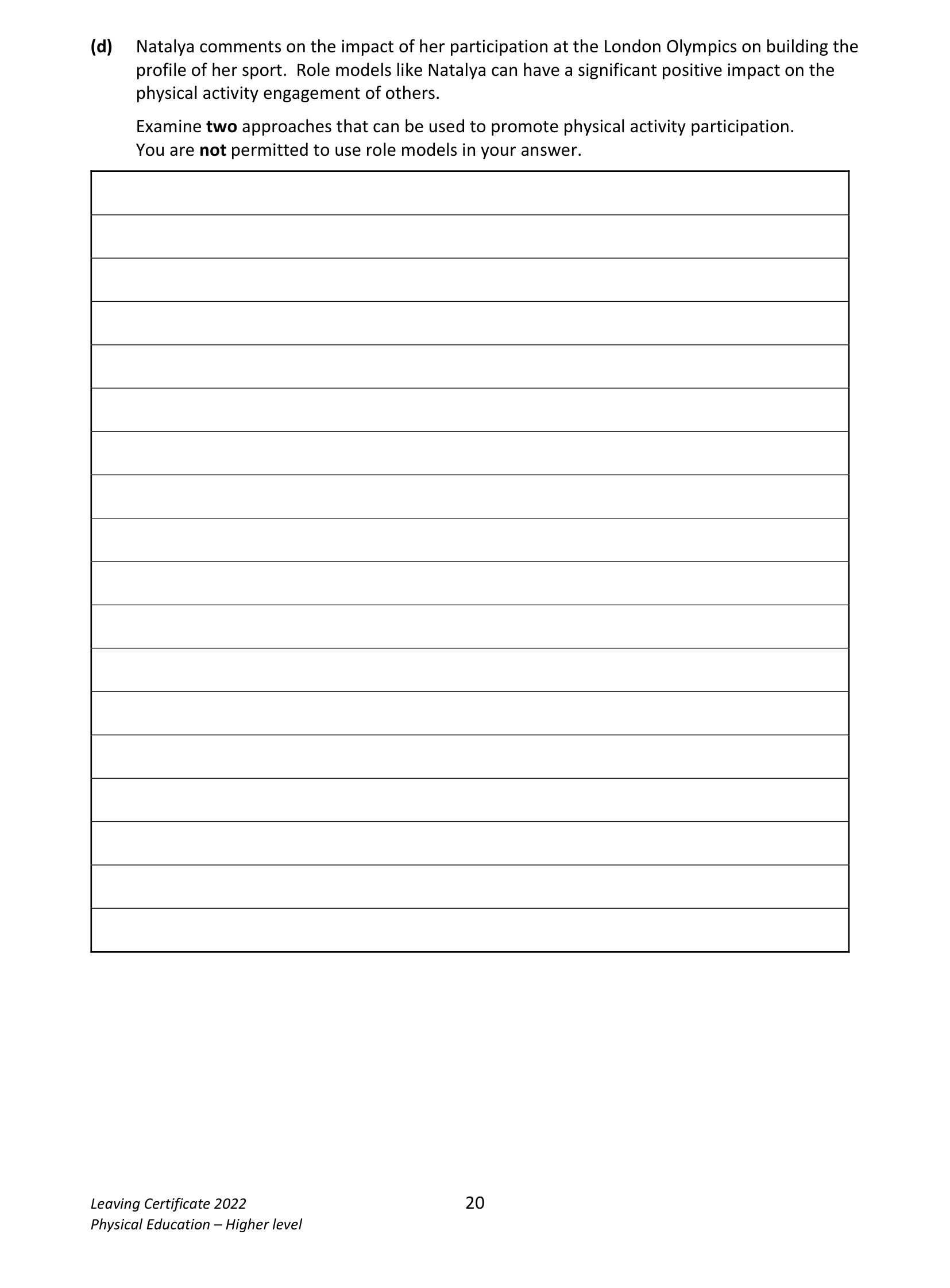 2022 Q13 question