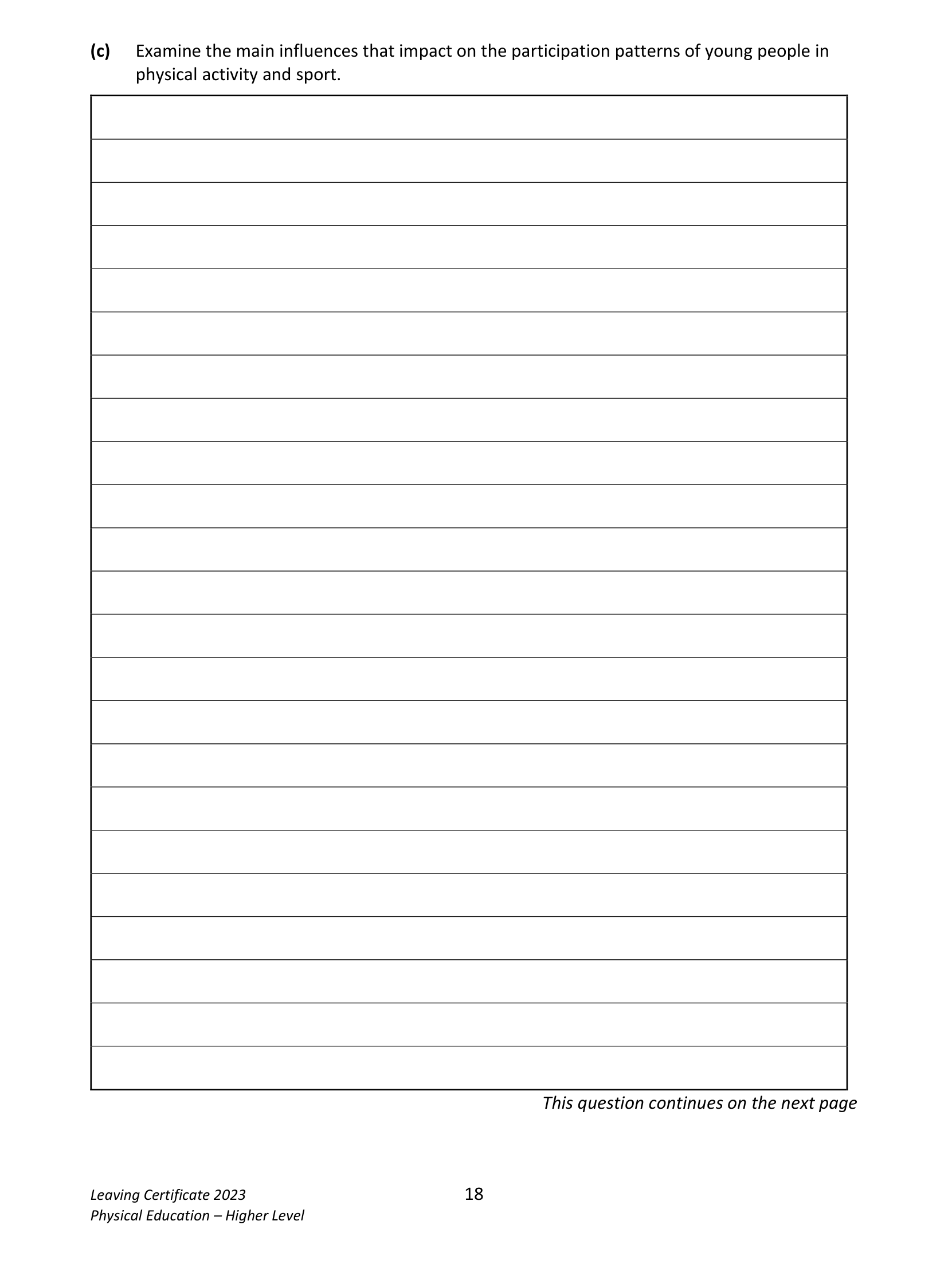 2023 Q13 question