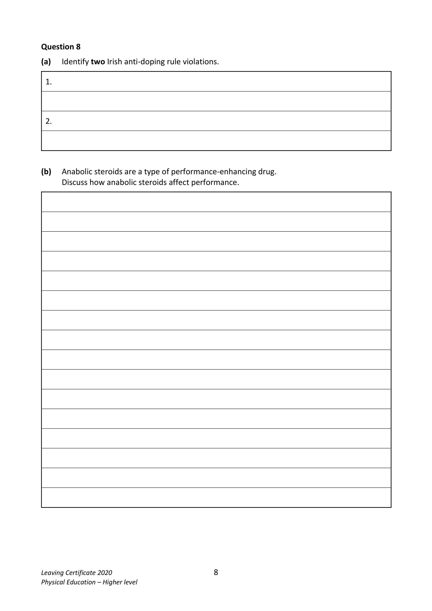 2020 Q8 question