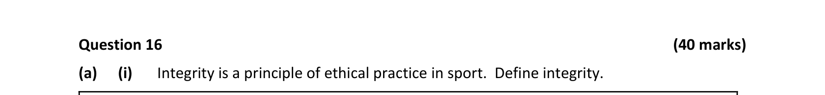 2022 Q16 question