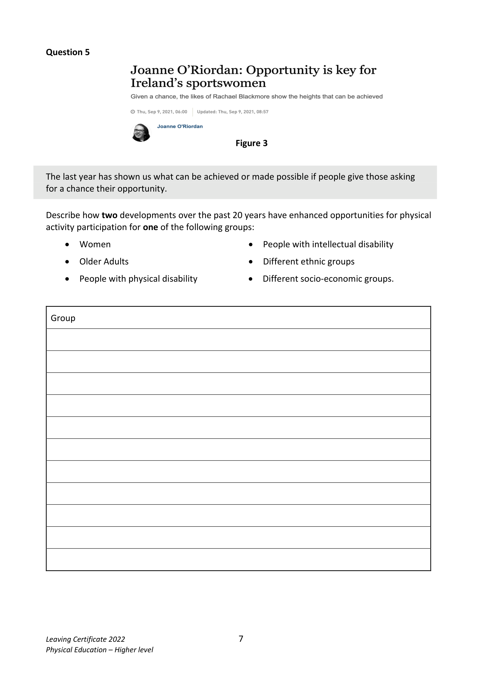 2022 Q5 question