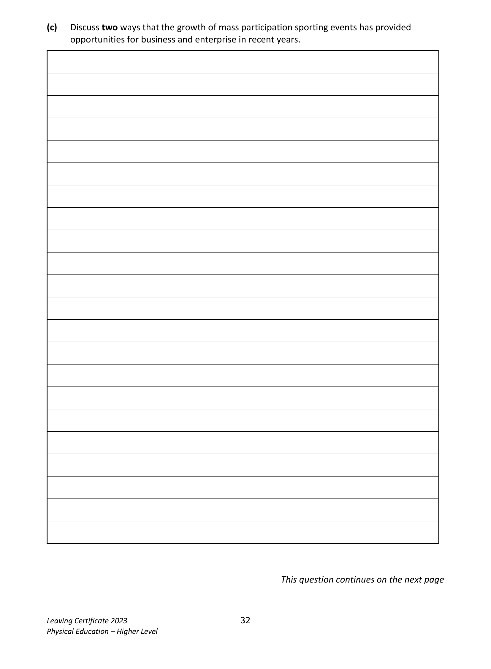 2023 Q16 question