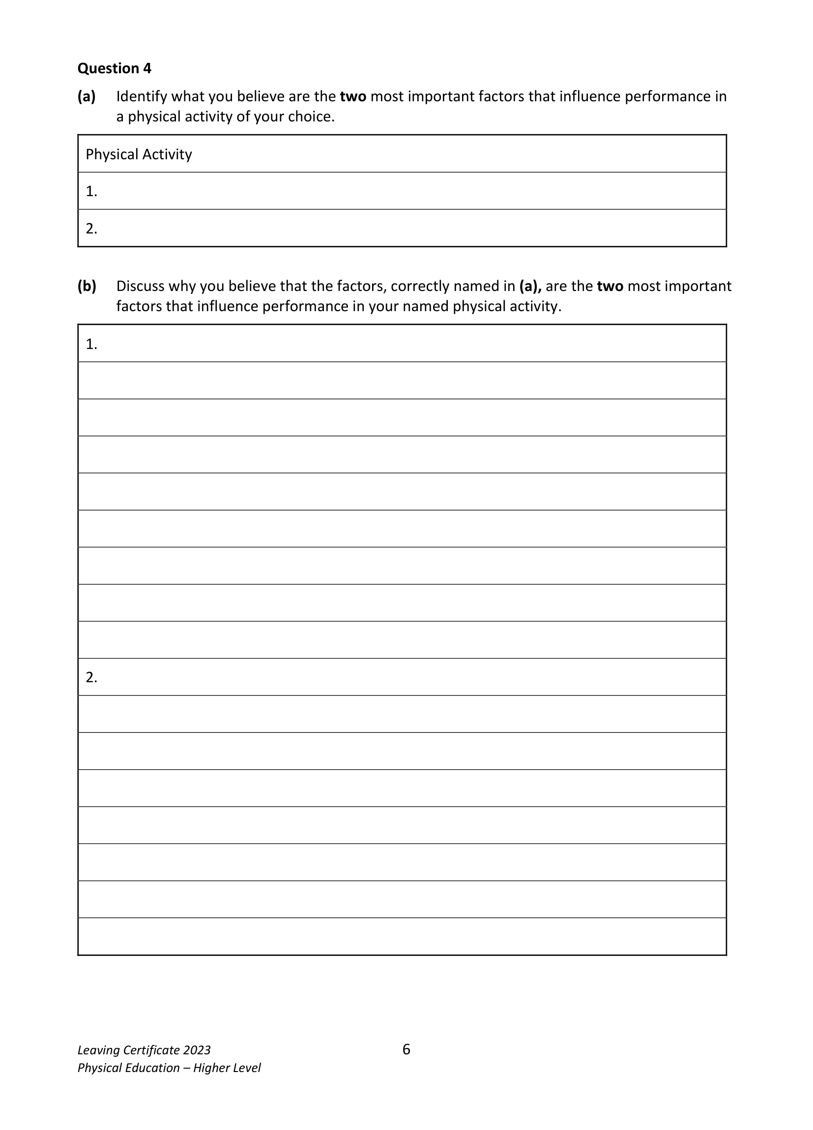 2023 Q4 question