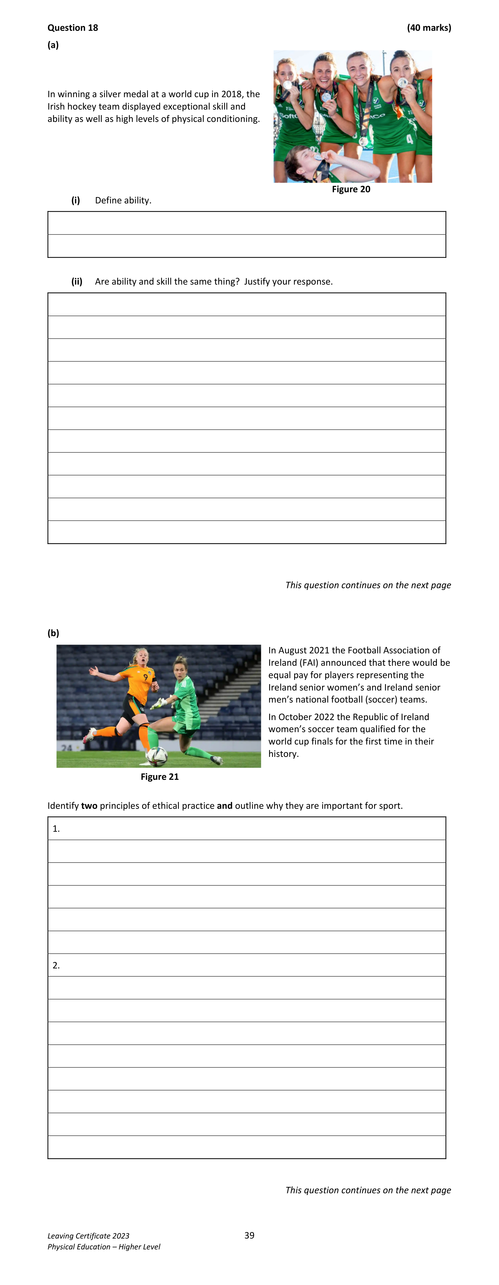 2023 Q18 question